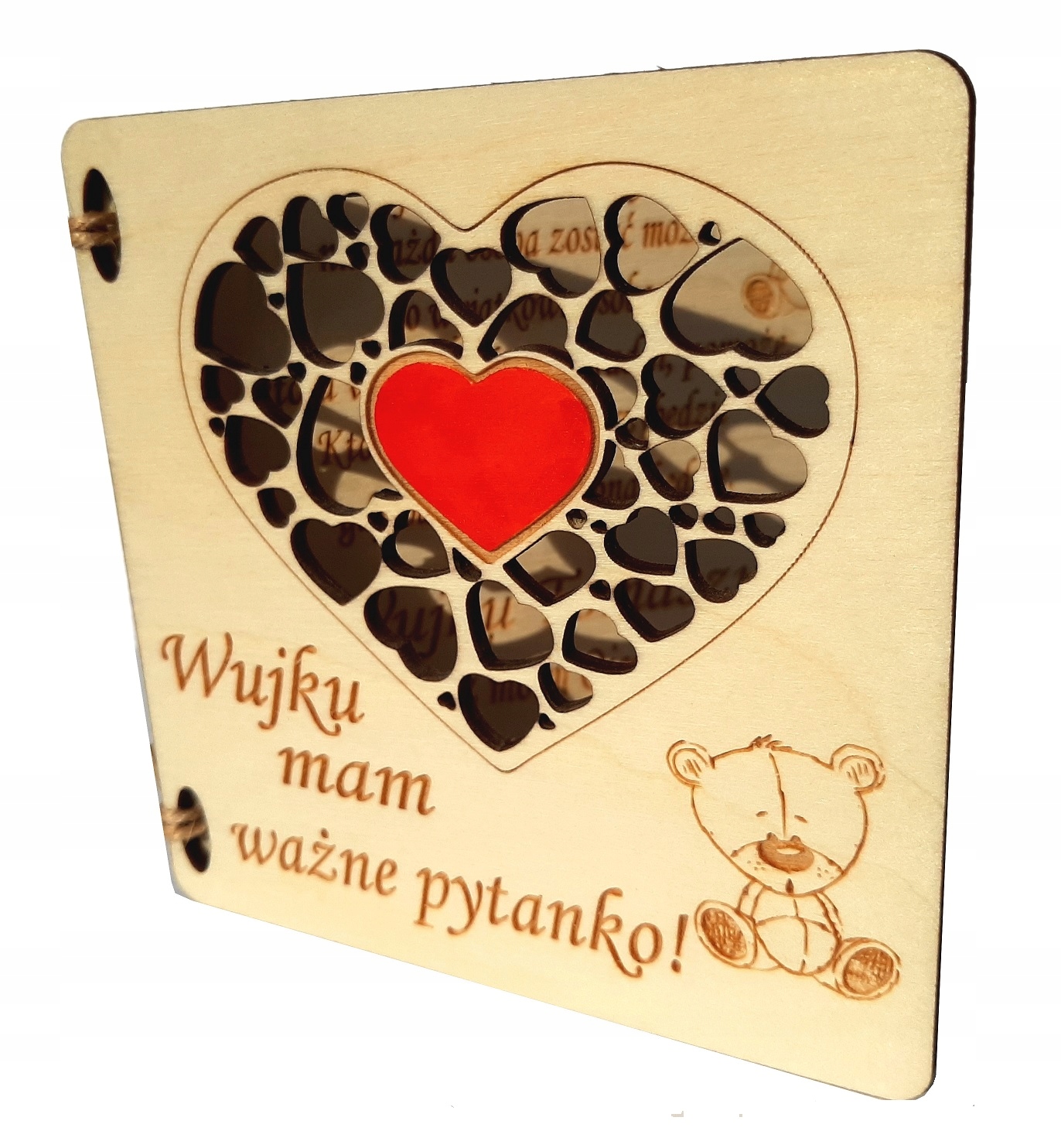 PROŚBA CIOCIU CZY ZOSTANIESZ MOJĄ CHRZESTNĄ Szerokość produktu 10 cm