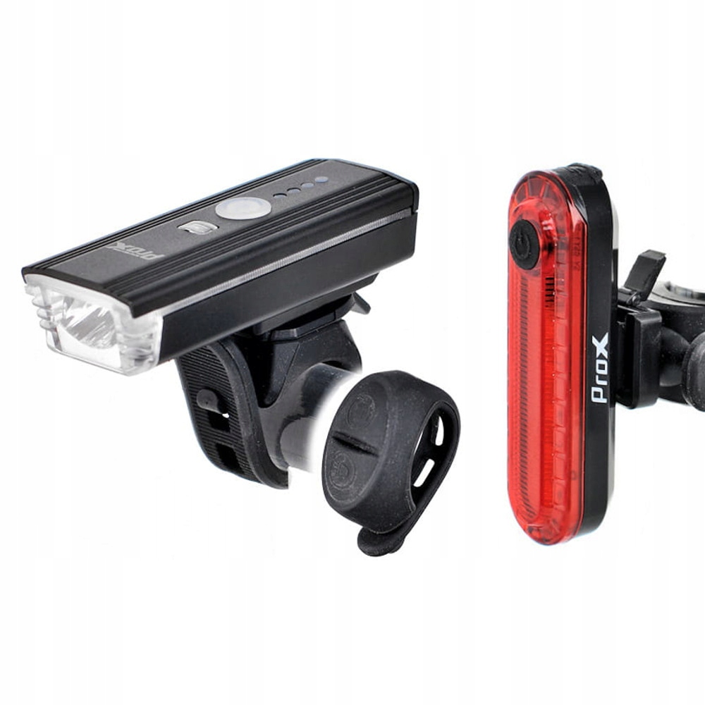 

Zestaw lampek rowerowych ProX Aero A.i. 350Lm Led