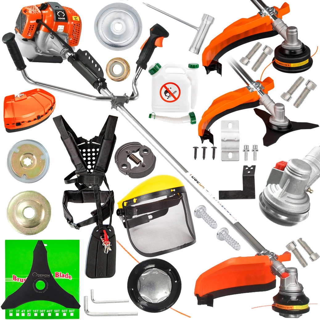 Kosa Spalinowa Wykaszarka Kosiarka Podkaszarka Demon Rq 580 Turbo Maska