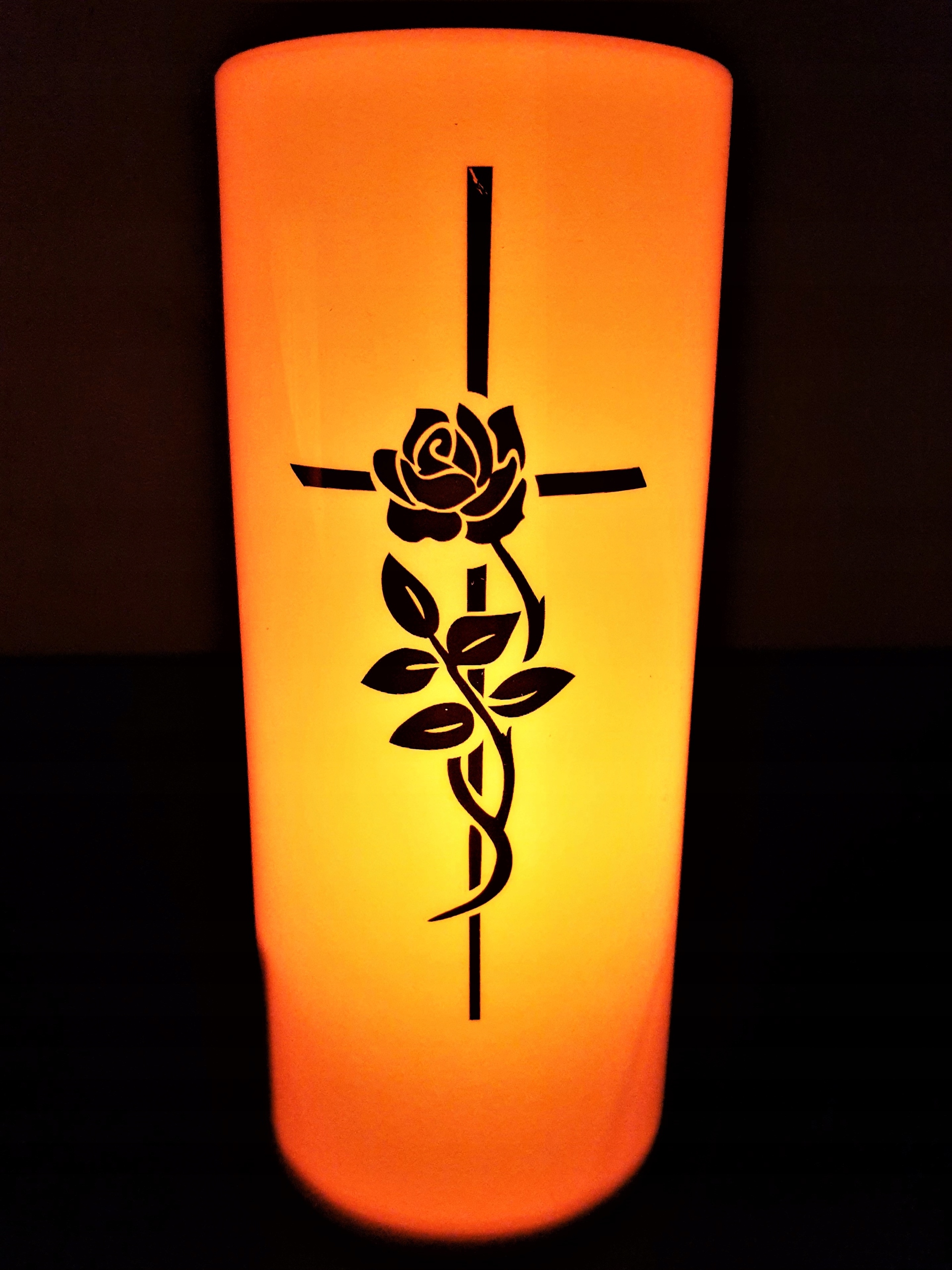 WKŁAD KRZYŻ NA BATERIE DO ZNICZY 13,8CM PŁOMIENIA Rodzaj wkład