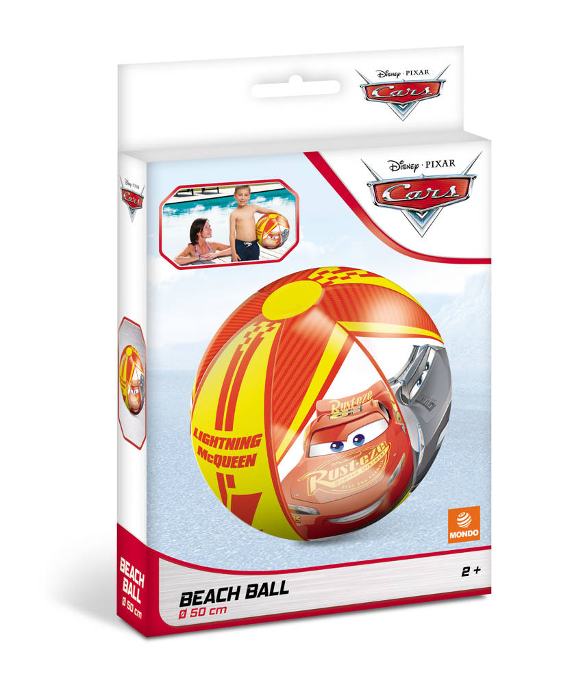Piłka plażowa Auta Cars Disney Pixar 50cm