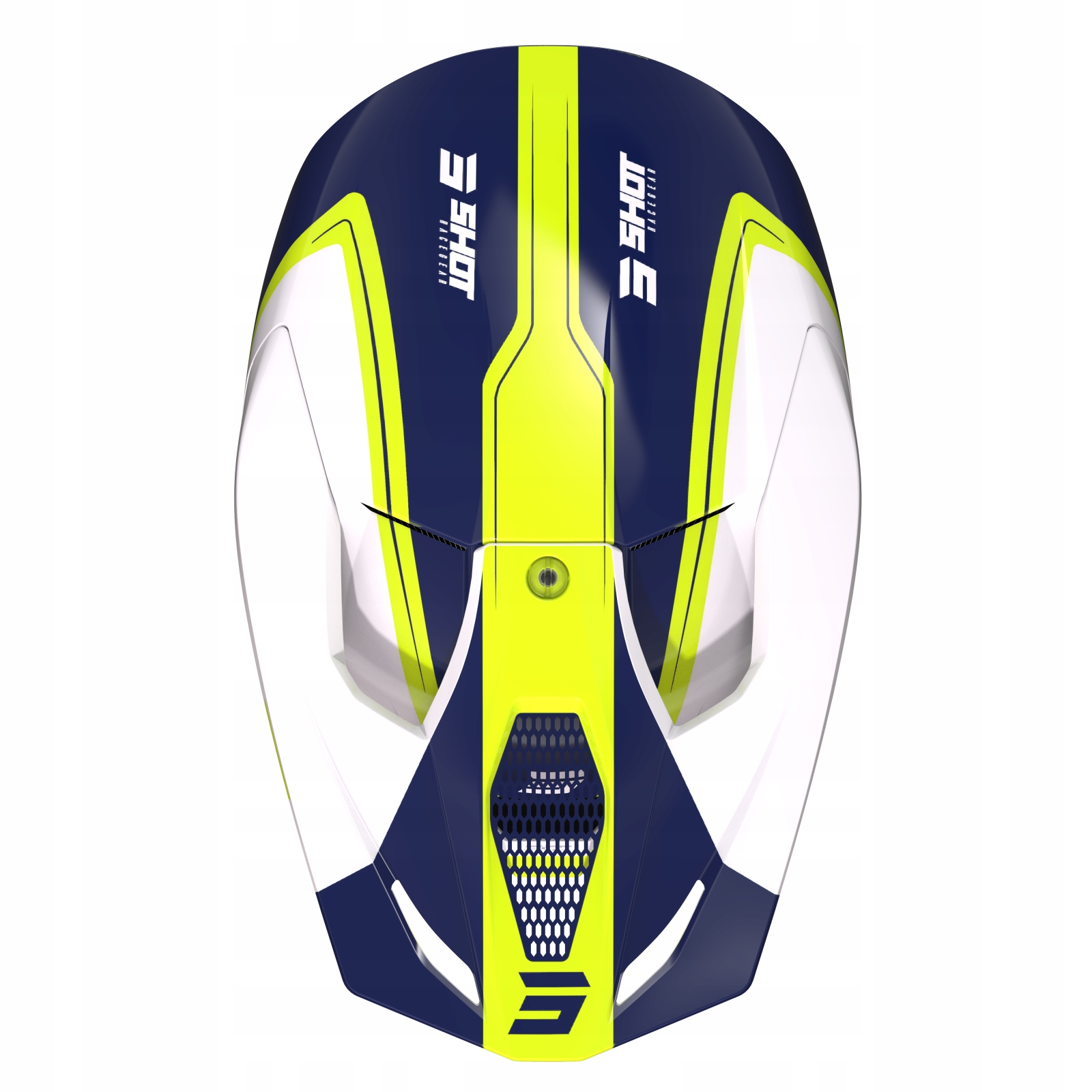 Shot Furious - reflex blue glossy - kask crossowy, Producent inny