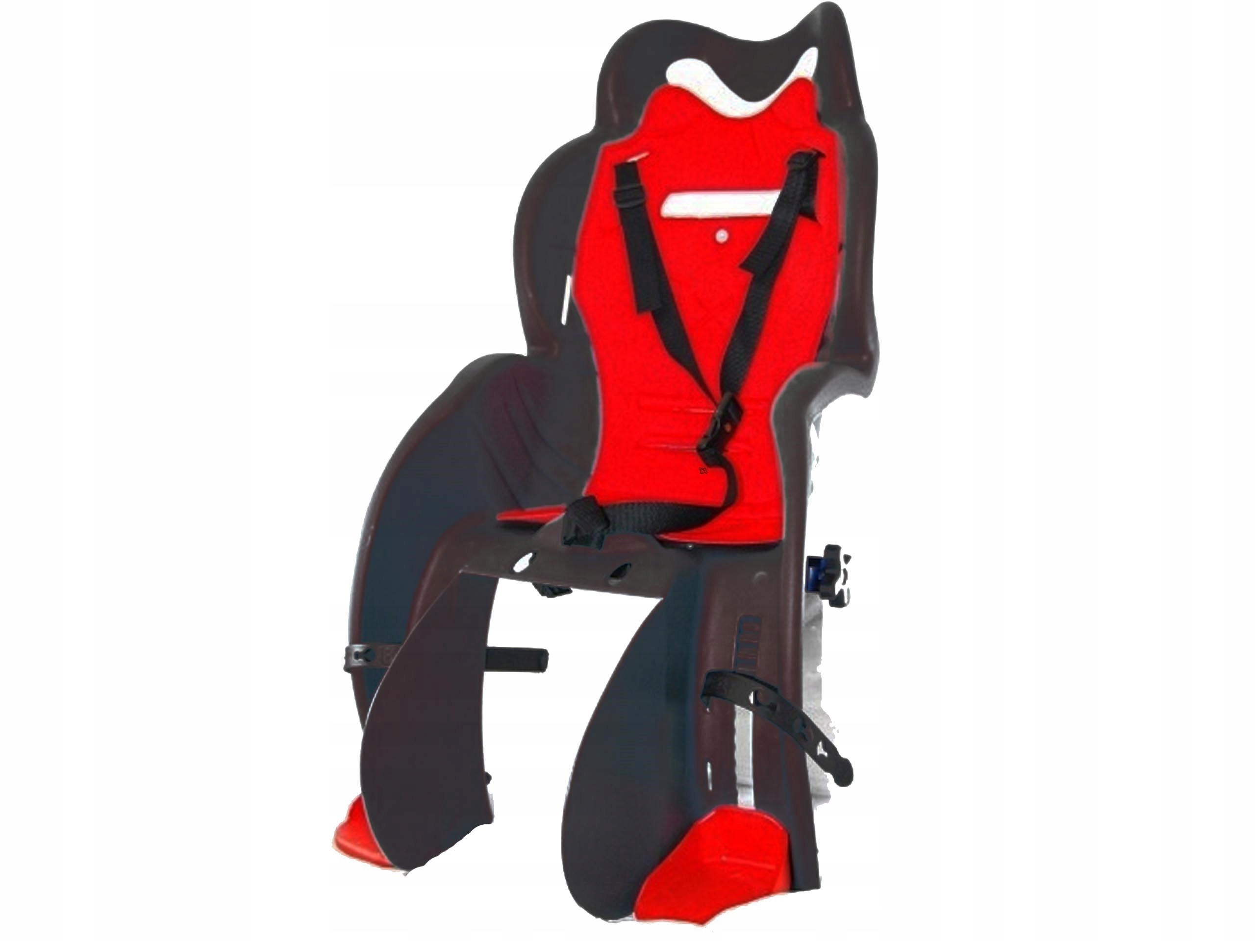 FOTELIK ROWEROWY MONTOWANY ROWER BAGAŻNIK HTP DESIGN SANBAS WŁOSKI CZARNY