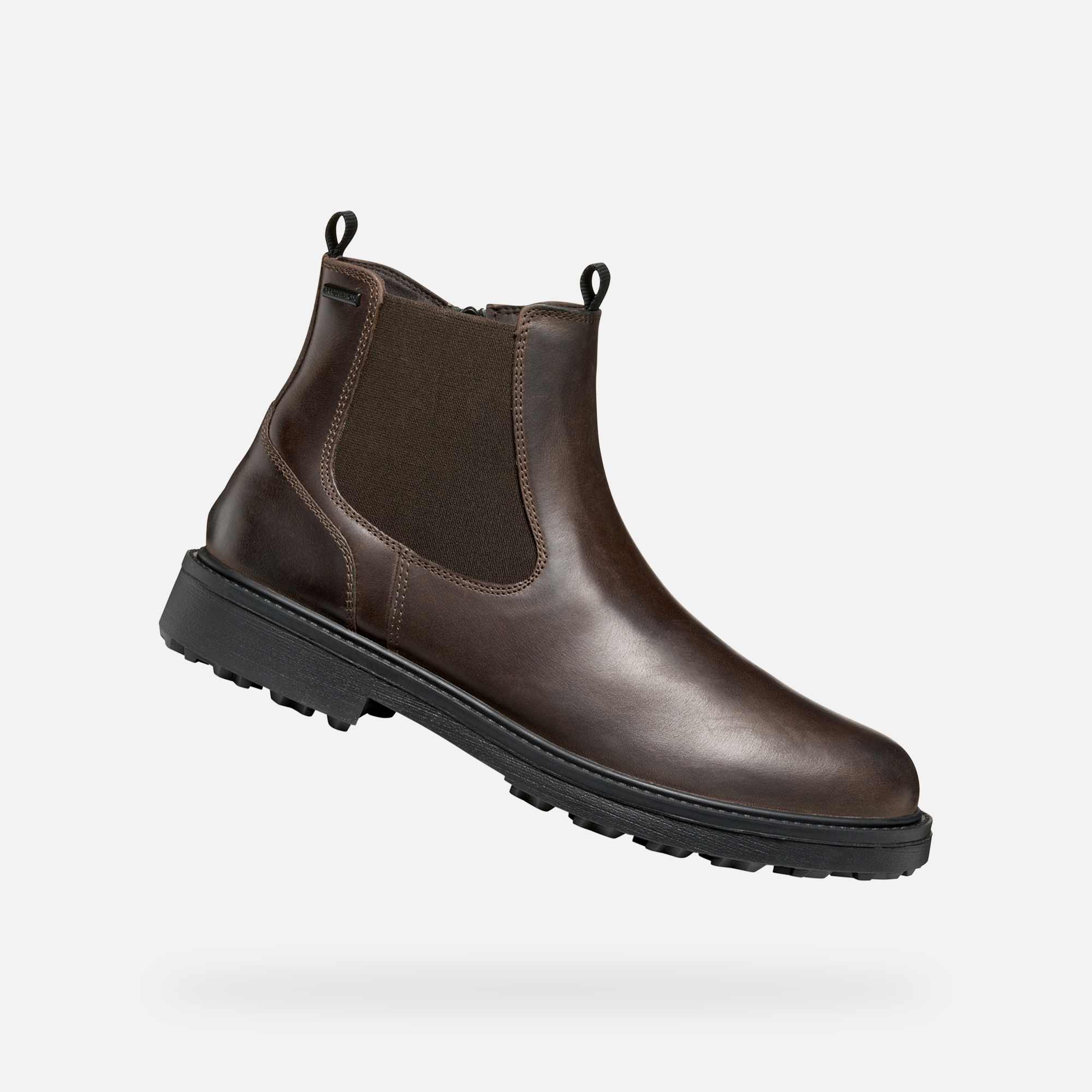 Geox Hnědá pánská kotníková obuv Geox Lagorai Grip B A