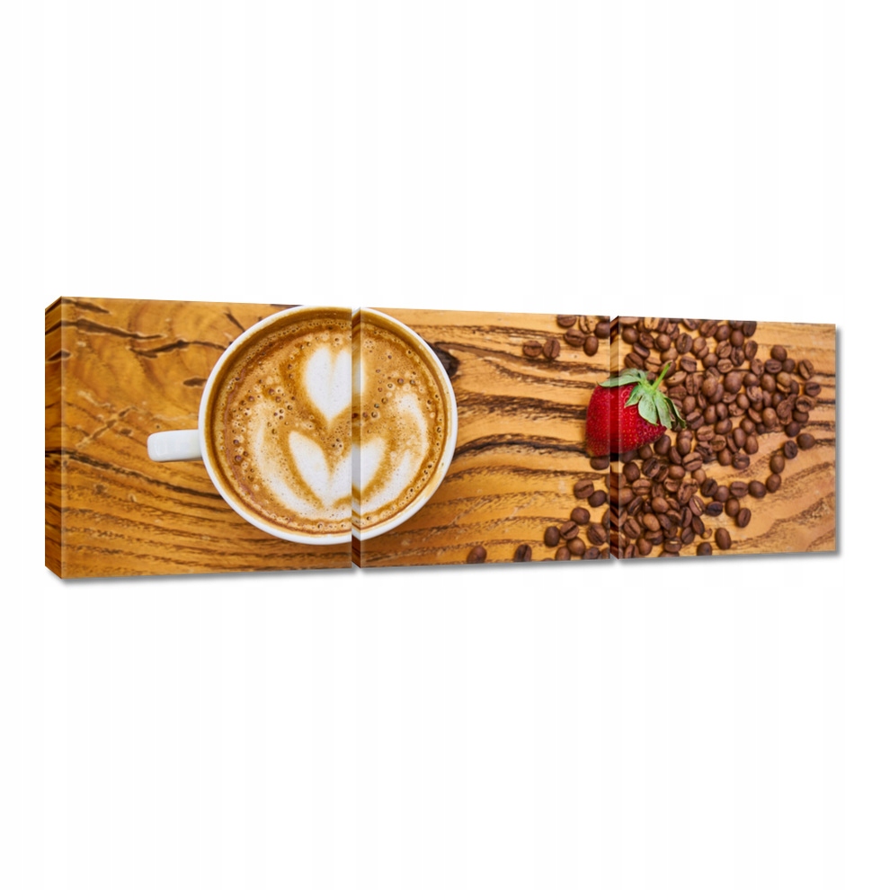 

Obraz 60x20 Kawa Kawka Coffe