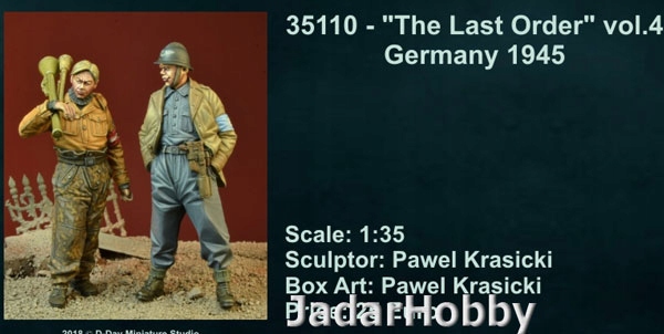 Miniatura dne D 35110 1/35 Wwii Poslední řád