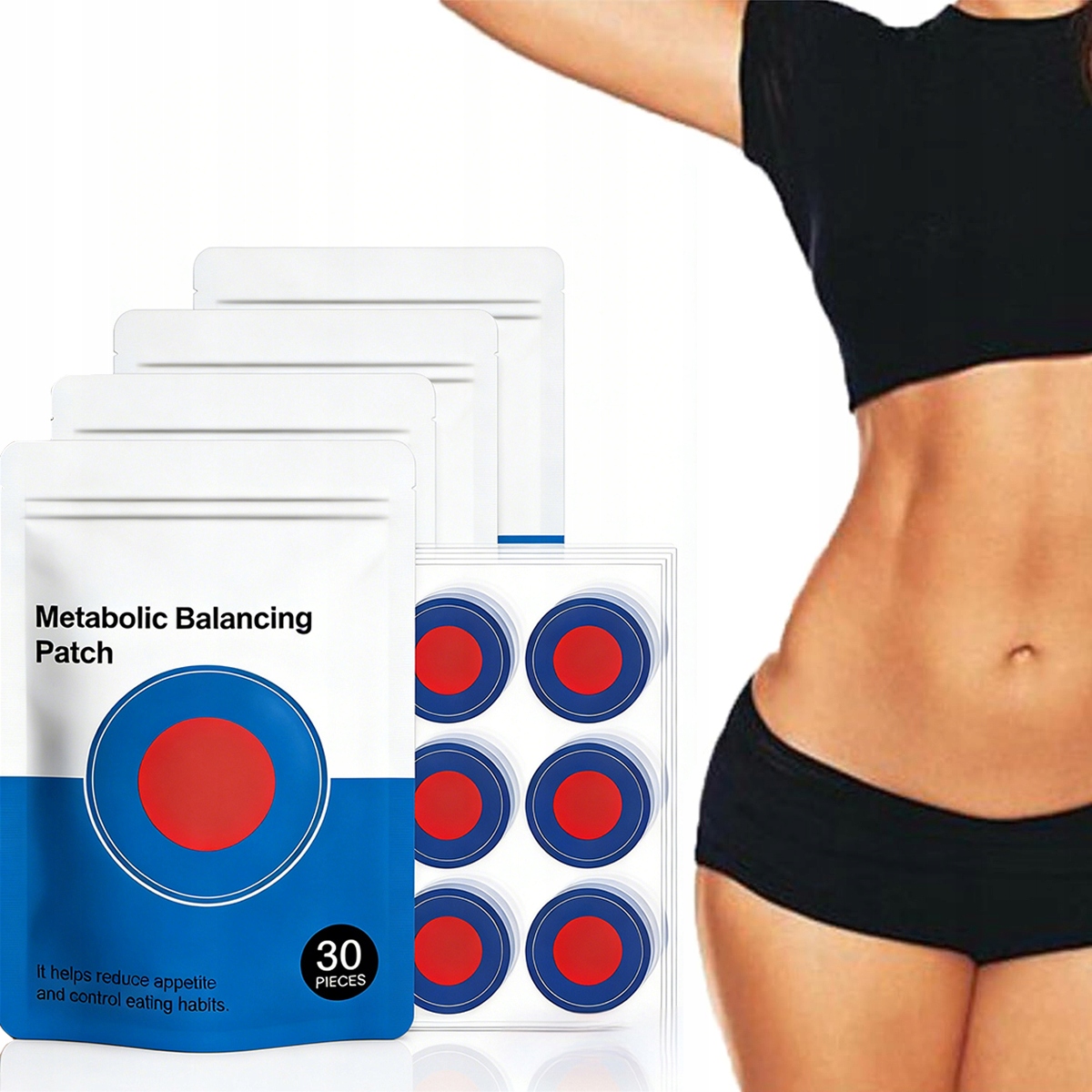 Plastry Odchudzające Turbo Spalanie Naturalne Składniki Wyszczuplają 120szt