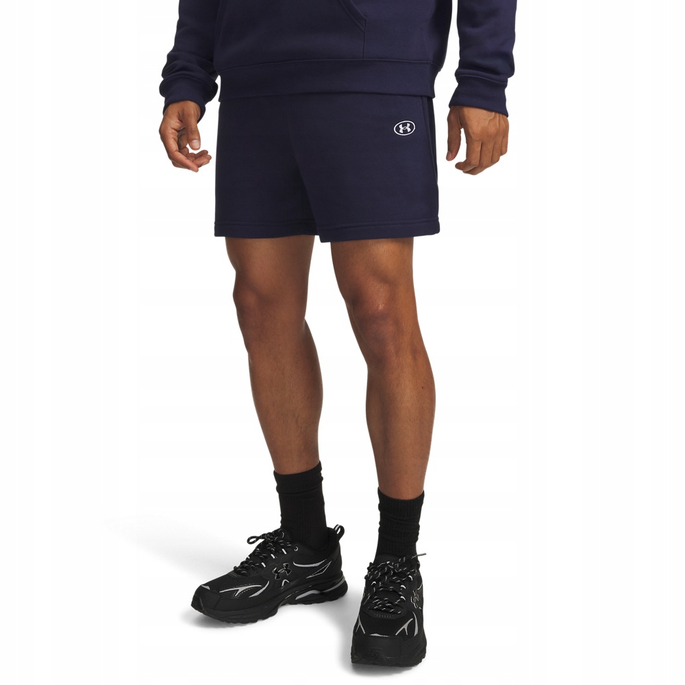 Kraťasy Tepláky Rival Fleece, Tmavě Modré, MD Under Armour AW26