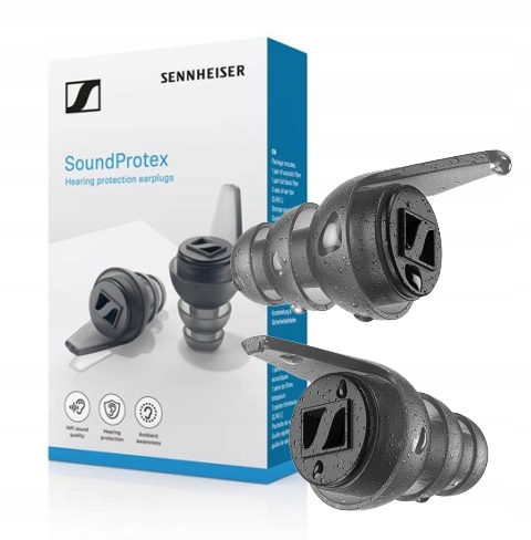 Sennheiser SoundProtex diskrétní ochranné špunty do uší Tpe S/m/l Pouzdro
