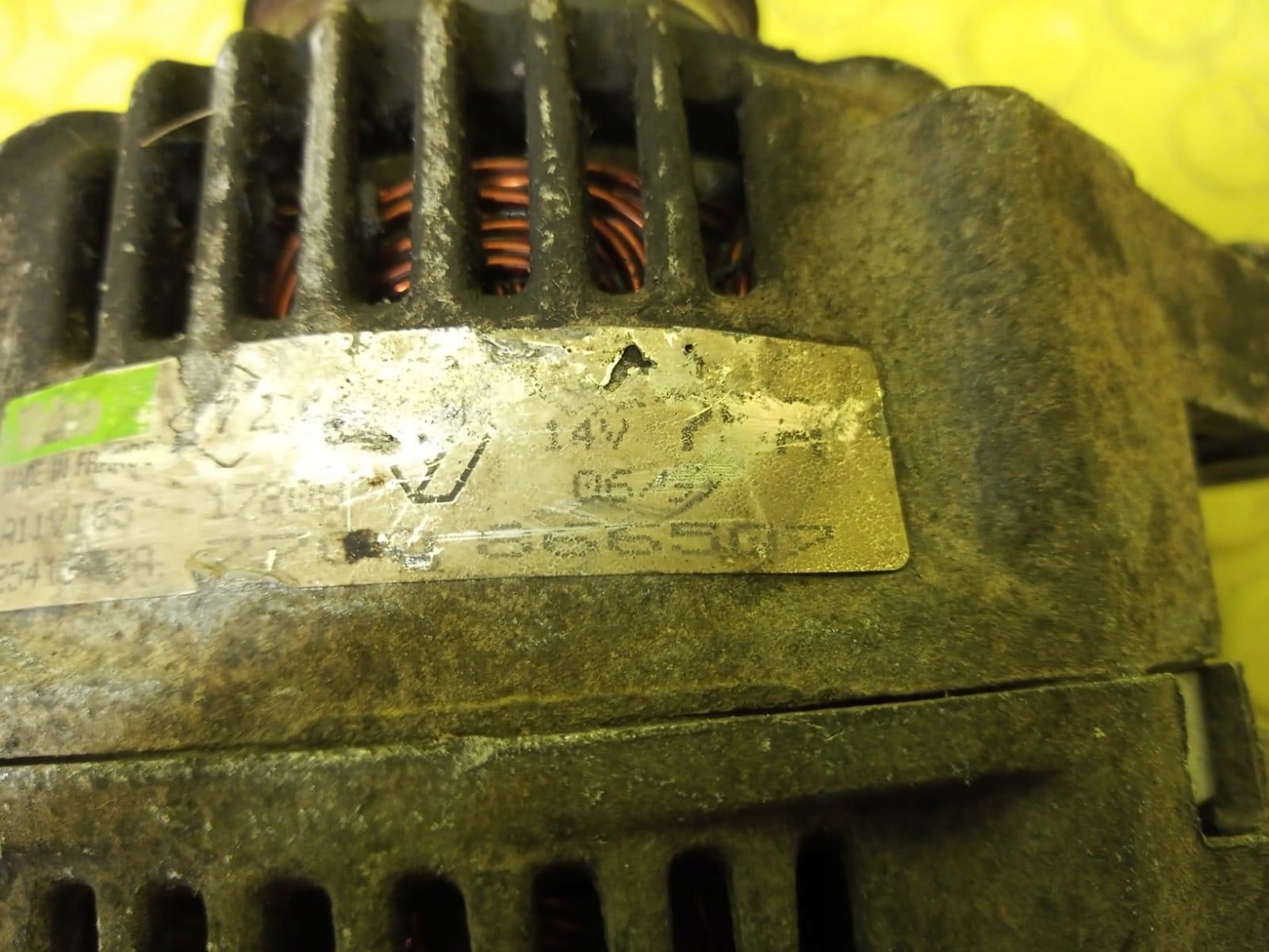 RENAULT SCENIC 1,6 E alternator 7700866507
