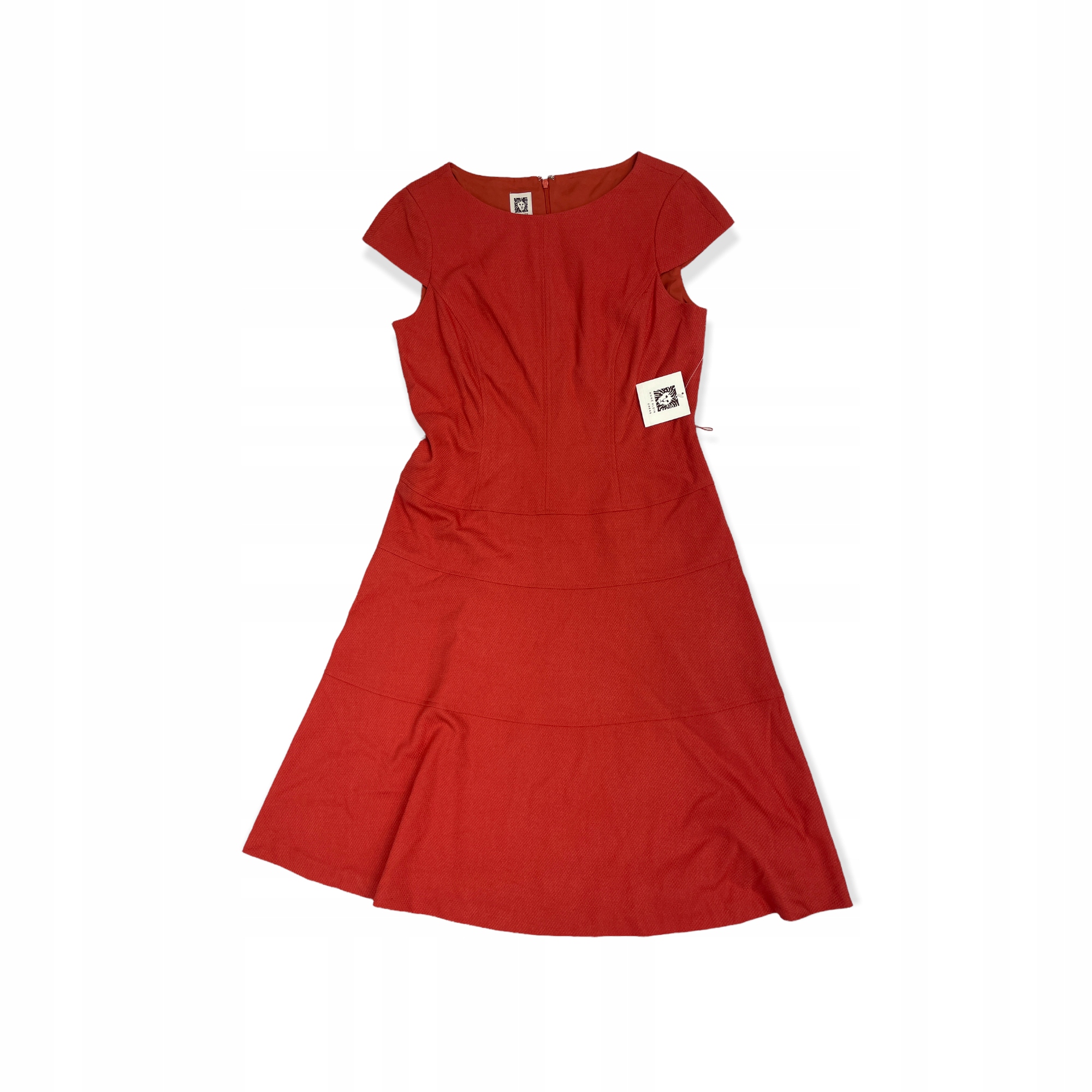 Šaty s rukávkem a zipem Anne Klein M