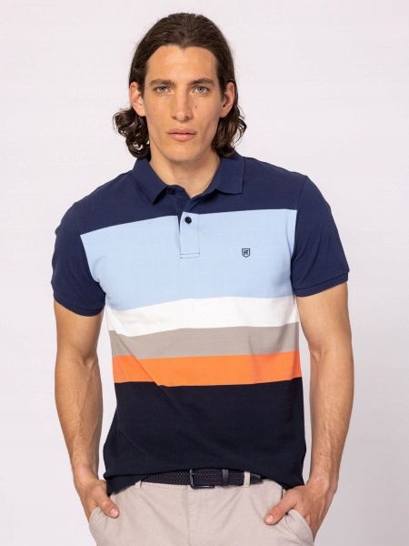 Heavy Tools Pánské Tričko Polokošile Tričko Dominic Multicolor XL