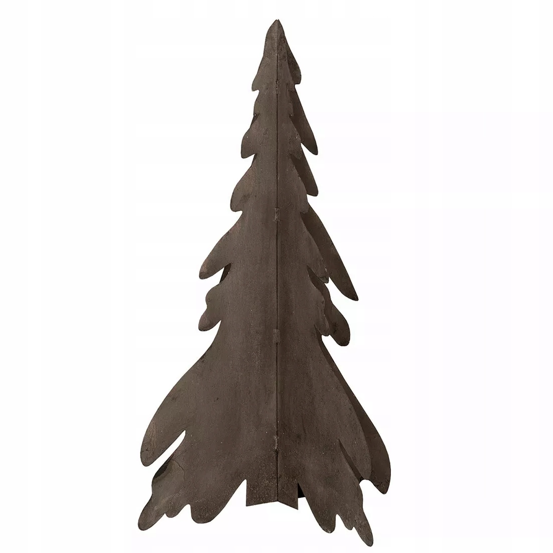 Vianočný stromček Loft Kovový štýl loft strieborný skladací, výška 92 cm