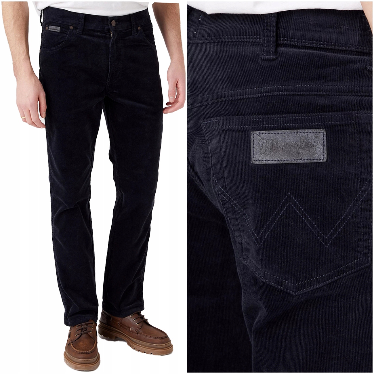 

Wrangler Texas Męskie Spodnie Sztruksowe W34 L34
