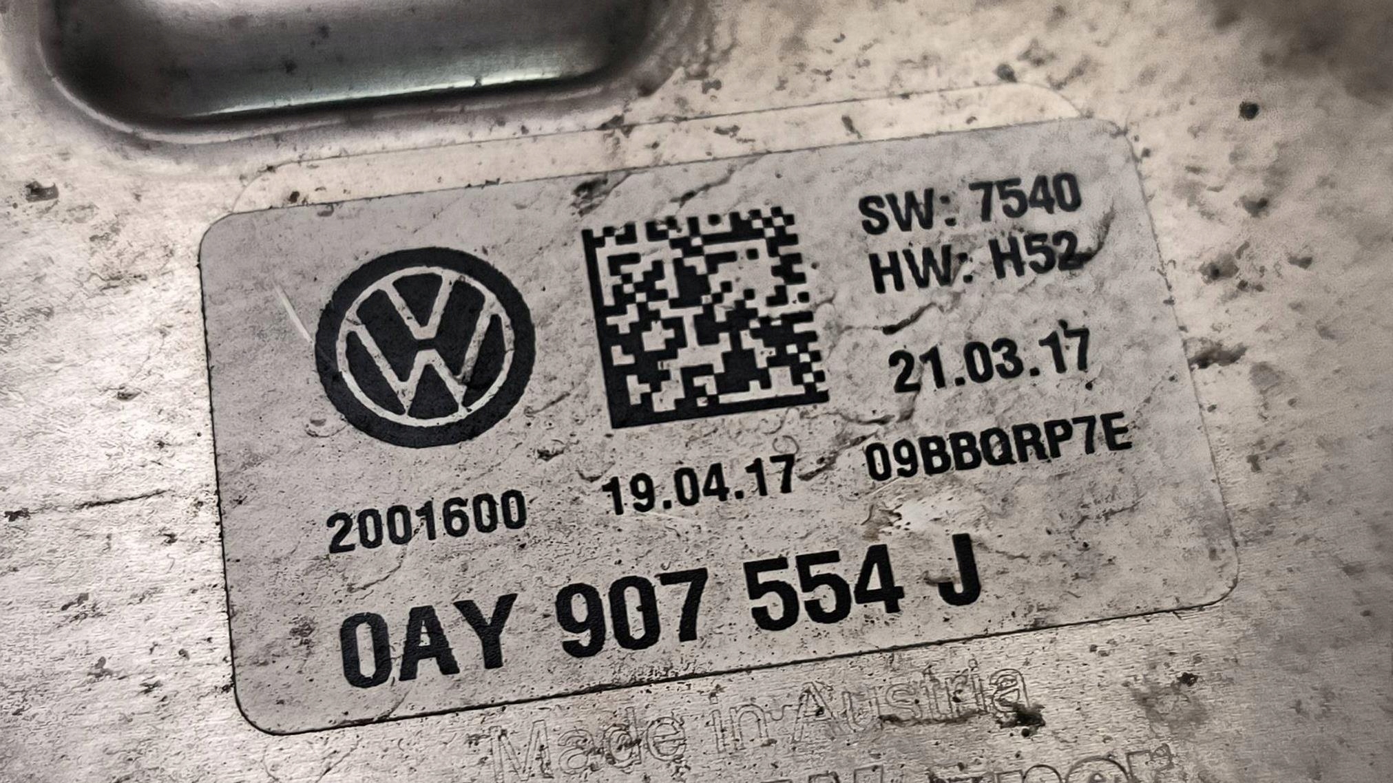 differenciál far 0AY907554J 2.0 TFSI AUDI Q3 8U
