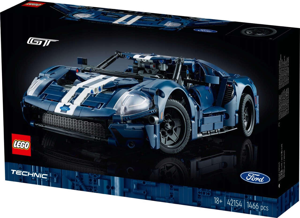 

Lego Technic 42154 Ford Gt, wersja z 2022 roku