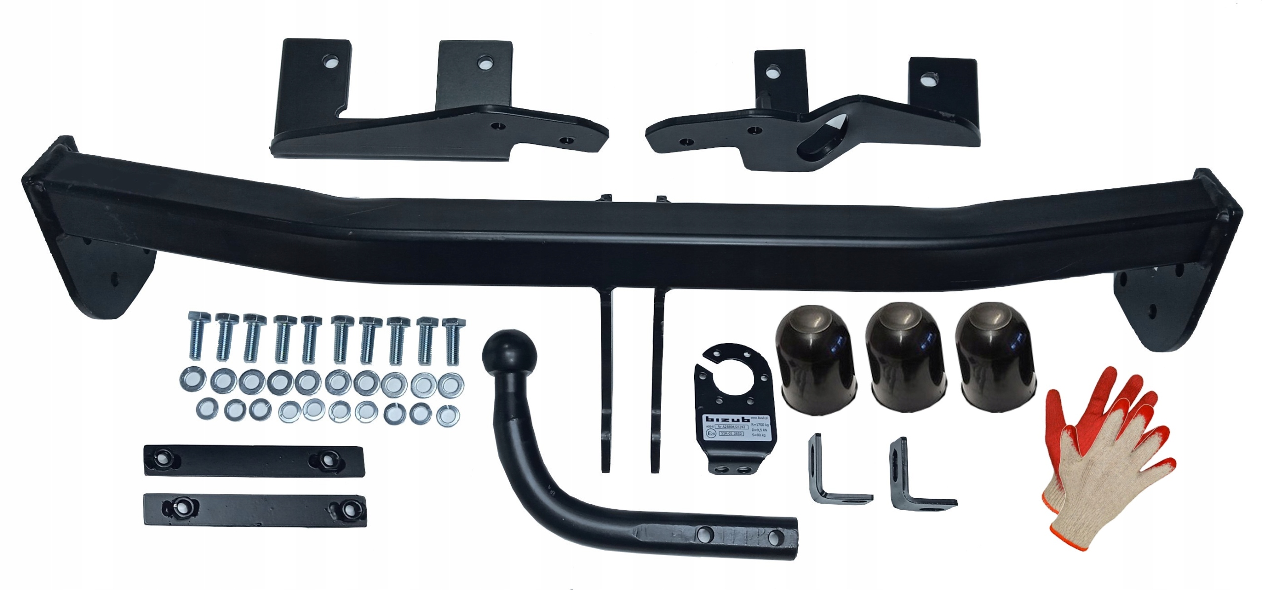 BEZ CIĘCIA ZDERZAKA HAK HOLOWNICZY VW VOLKSWAGEN CADDY 2K 2004-2020 III3 IV Producent Bizub Hak-Pol