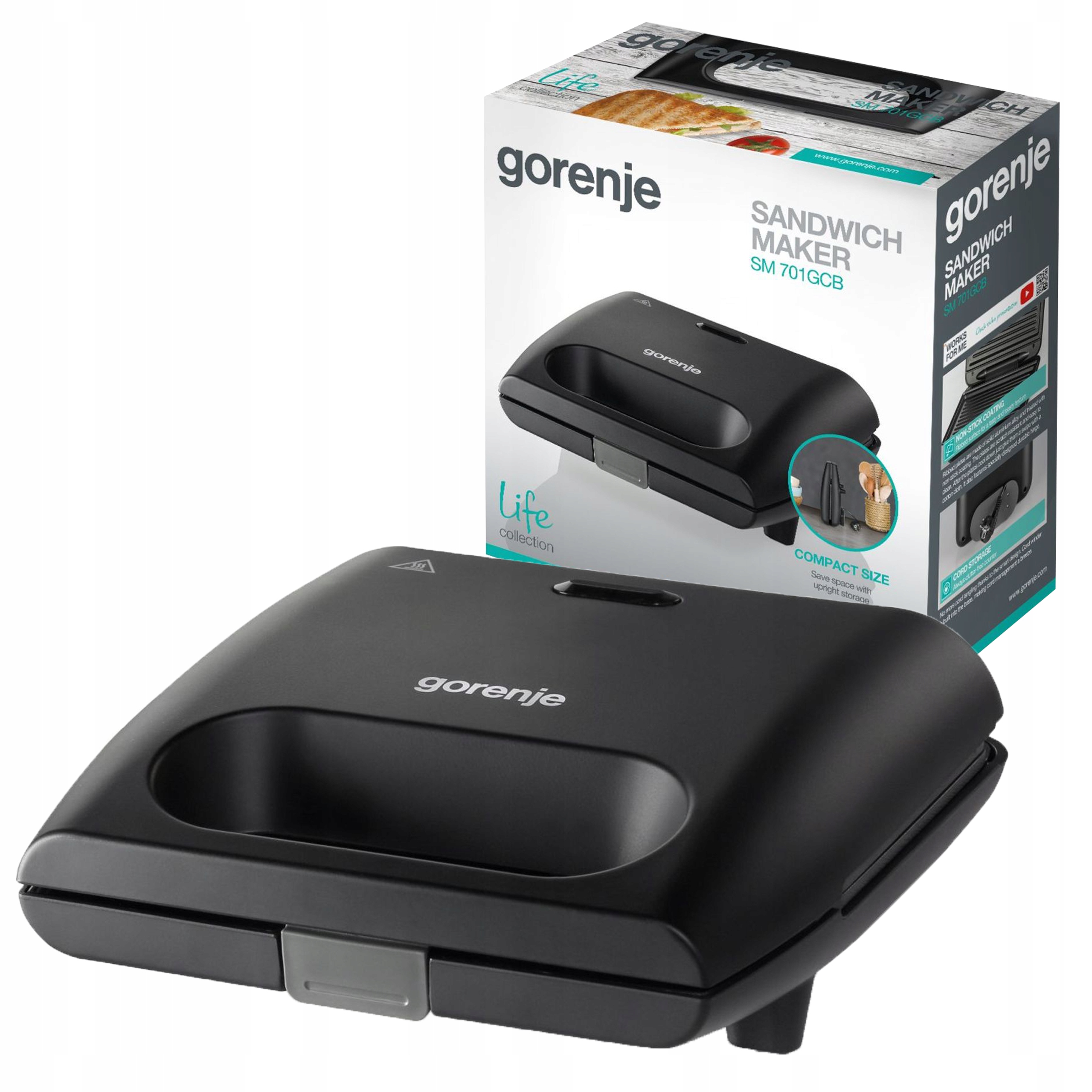 

Opiekacz Mini grill Gorenje SM701GCB 700W Toster