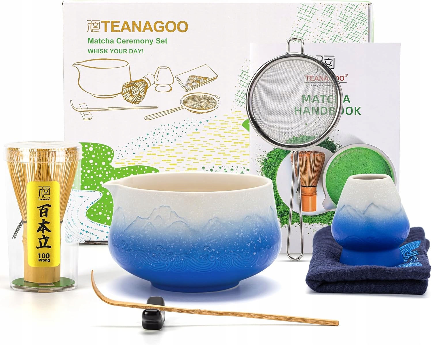 Sada Šlehacích Metliček Matcha Kompletní Dárek Pro Milovníka Matchy
