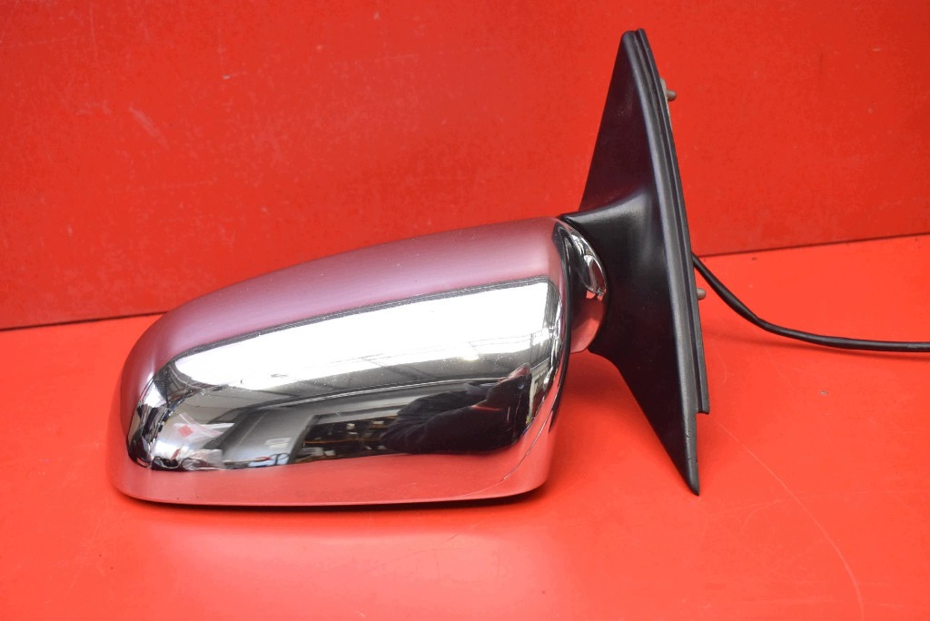 mirror left CHROM EU 010681 AUDI A4 B6 00-05 5 PIN