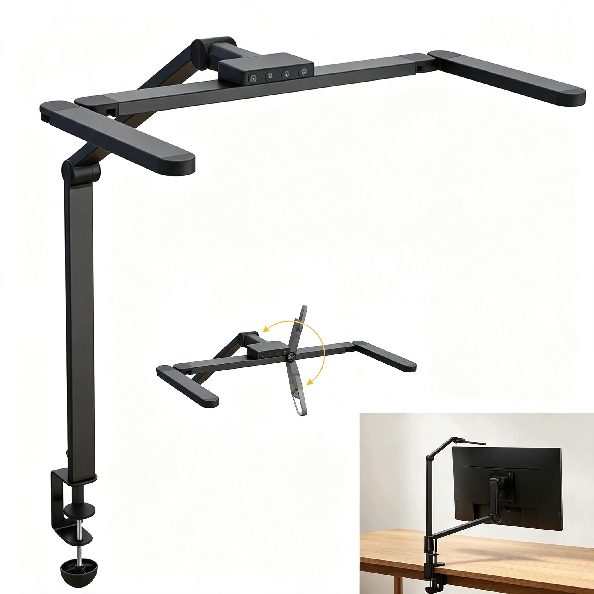 Led Kreslící lampa na stůl Bezstínová stolní lampa na pracovní desku +Dálkový Ovladač