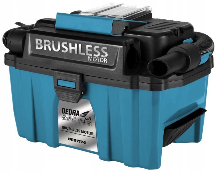 DEDRA ODKURZACZ WALIZKOWY AKUMULATOROWY SAS+ SUCHO MOKRO FILTR HEPA DED7174 Kod producenta DED7174