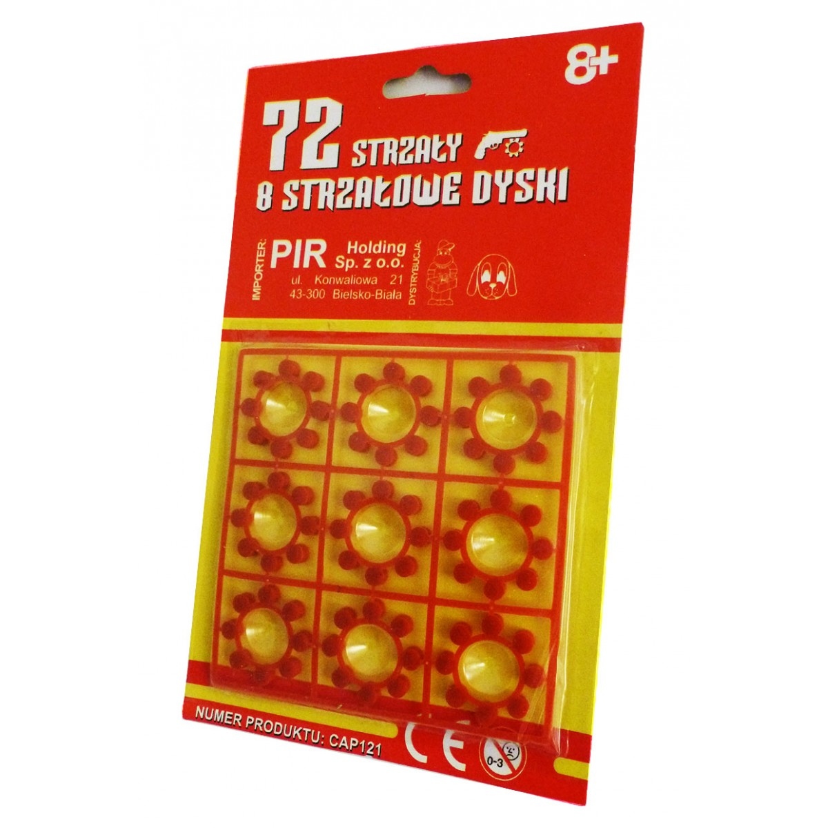 

262520 Spłonka Kapiszony Naboje Do Pistoletu 2 Szt