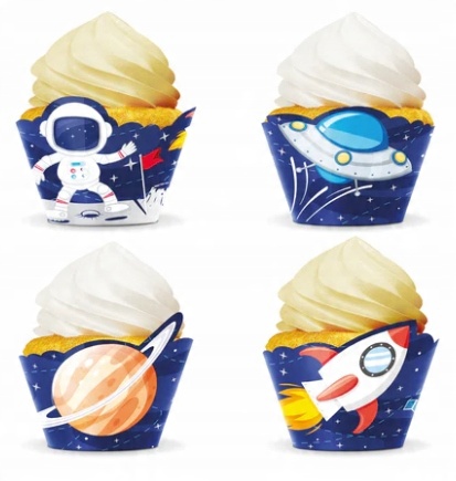 

Papilotki Na Muffinki Kosmos Rakieta Galaxy 8sz Pp