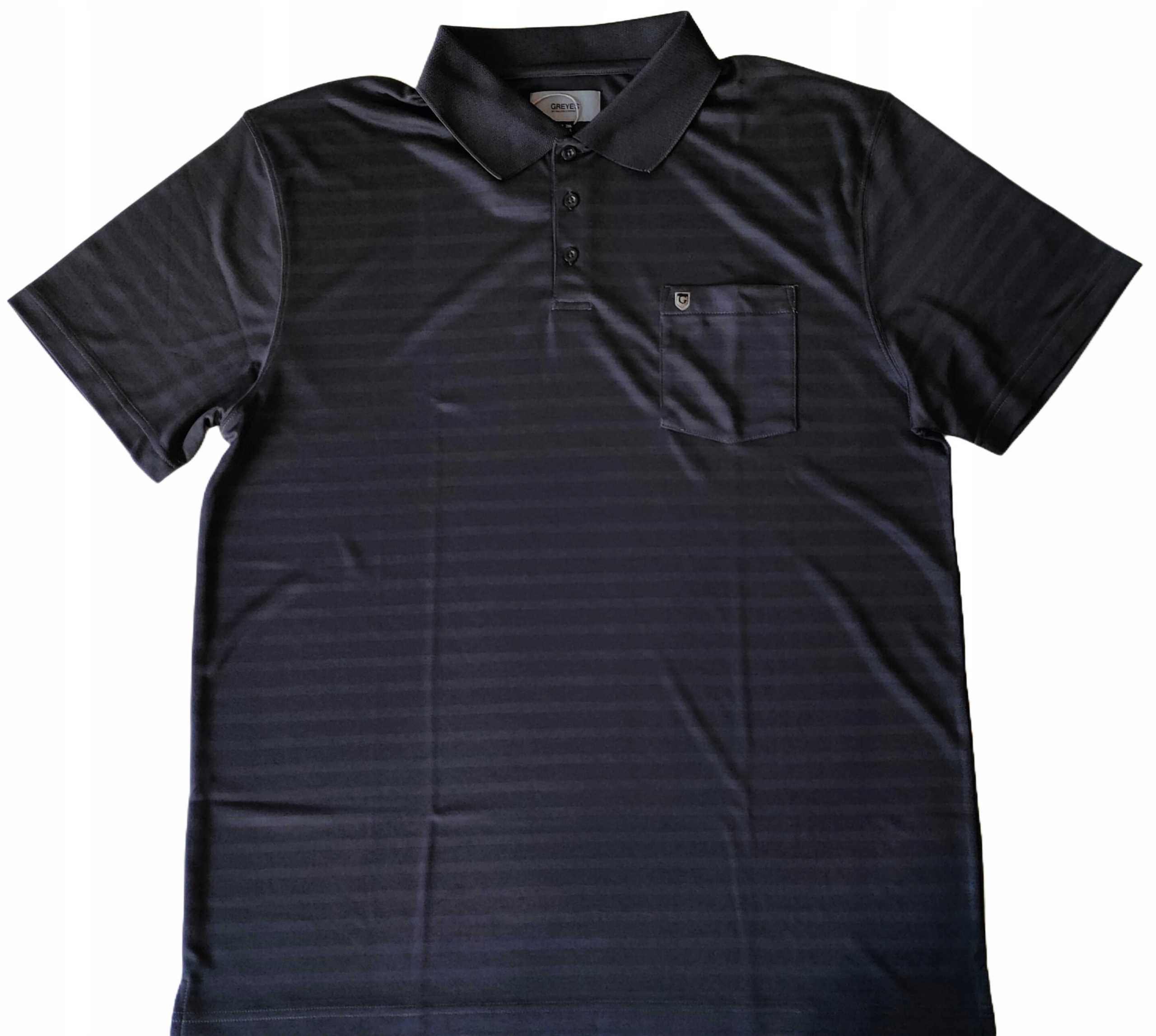 Greyes Velké Velikosti Polokošile Černé Pruhy 2XL 128 cm