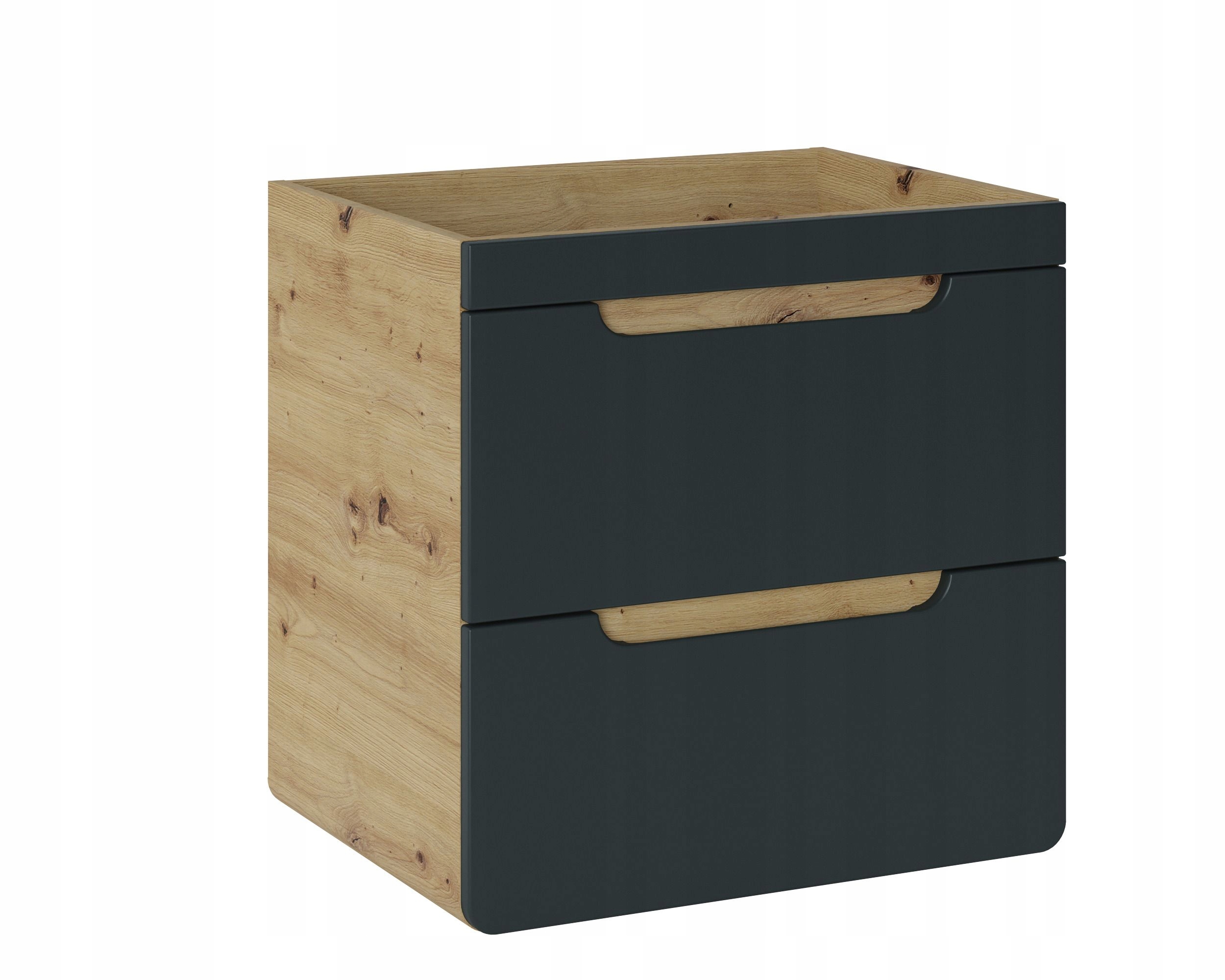 SZAFKA POD UMYWALKĘ 60 CM ARUBA COSMOS CZARNY MAT