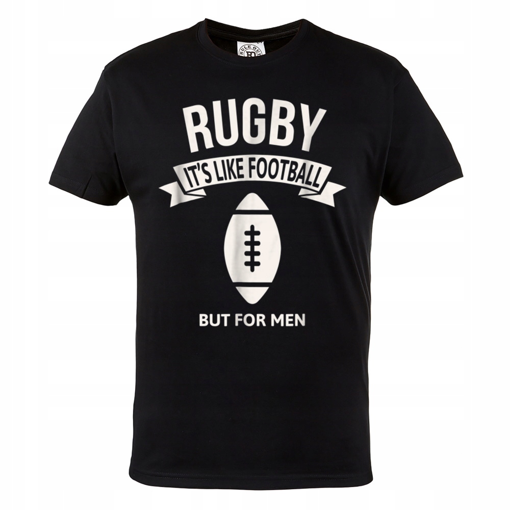 

Męska Koszulka Z Nadrukiem Rugby Game For Men