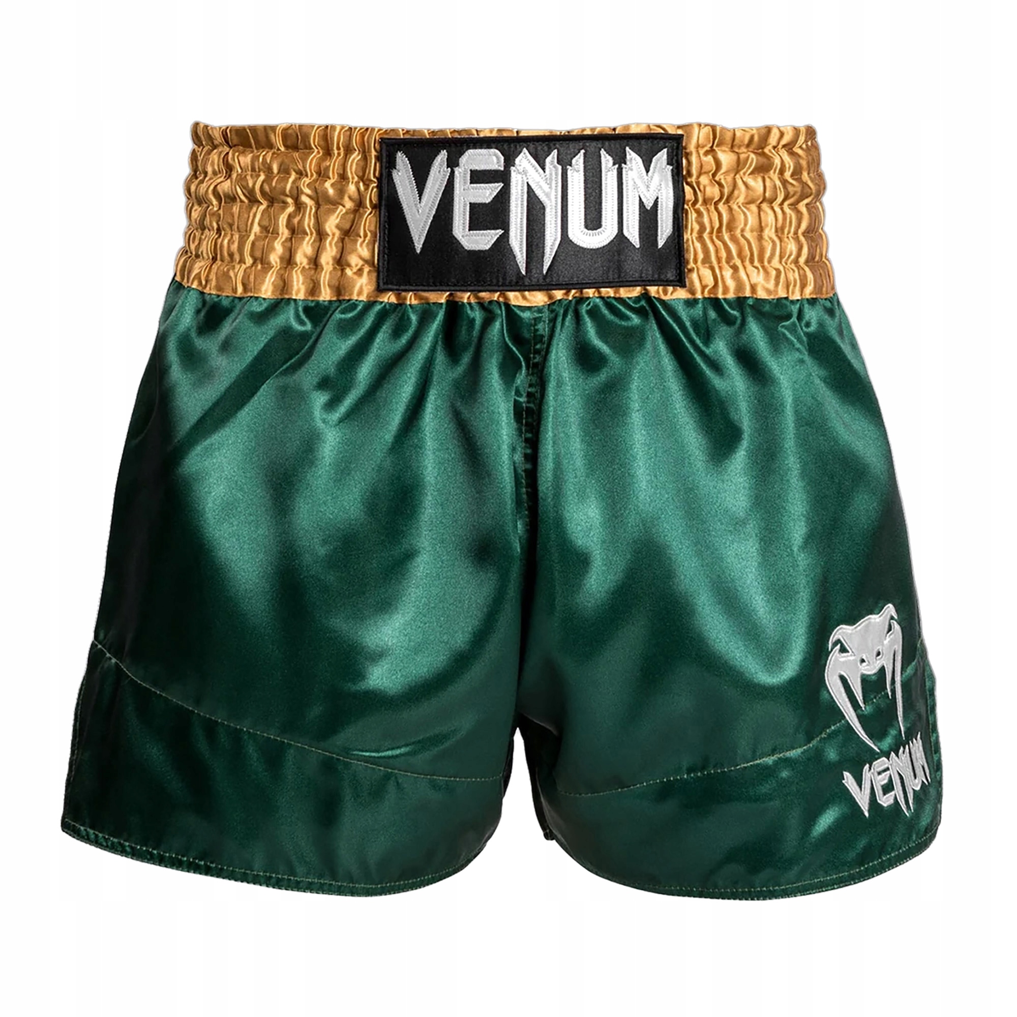 Kraťasy tréninkové kraťasy Venum Classic Muay Thai green/gold/white S