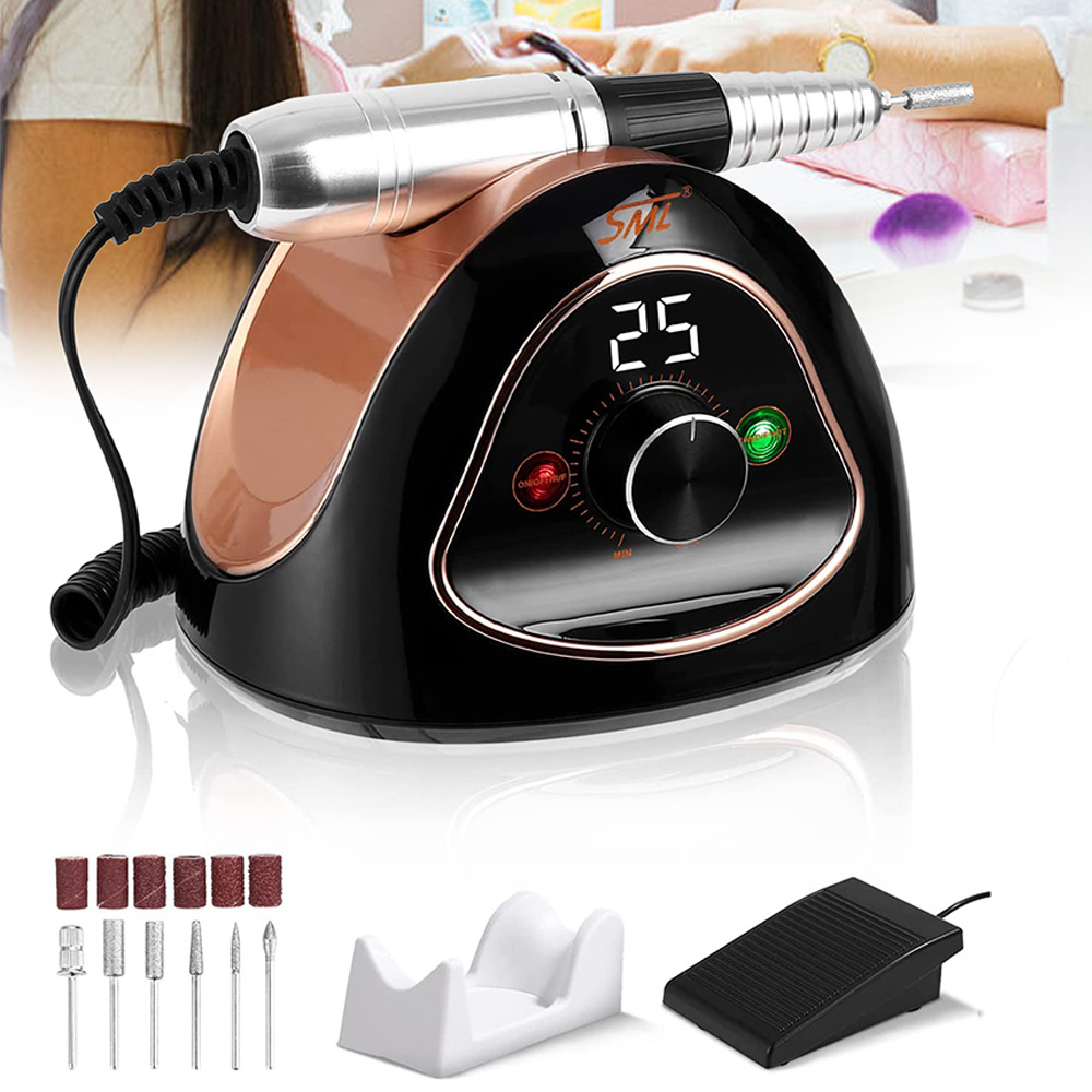 Bruska na nehty – profesionální elektrická sada pro péči o nohy