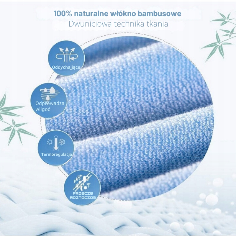 Koc chłodzący letni oddychający antyalergiczny 150x200cm DWUSTRONNY Marka inna