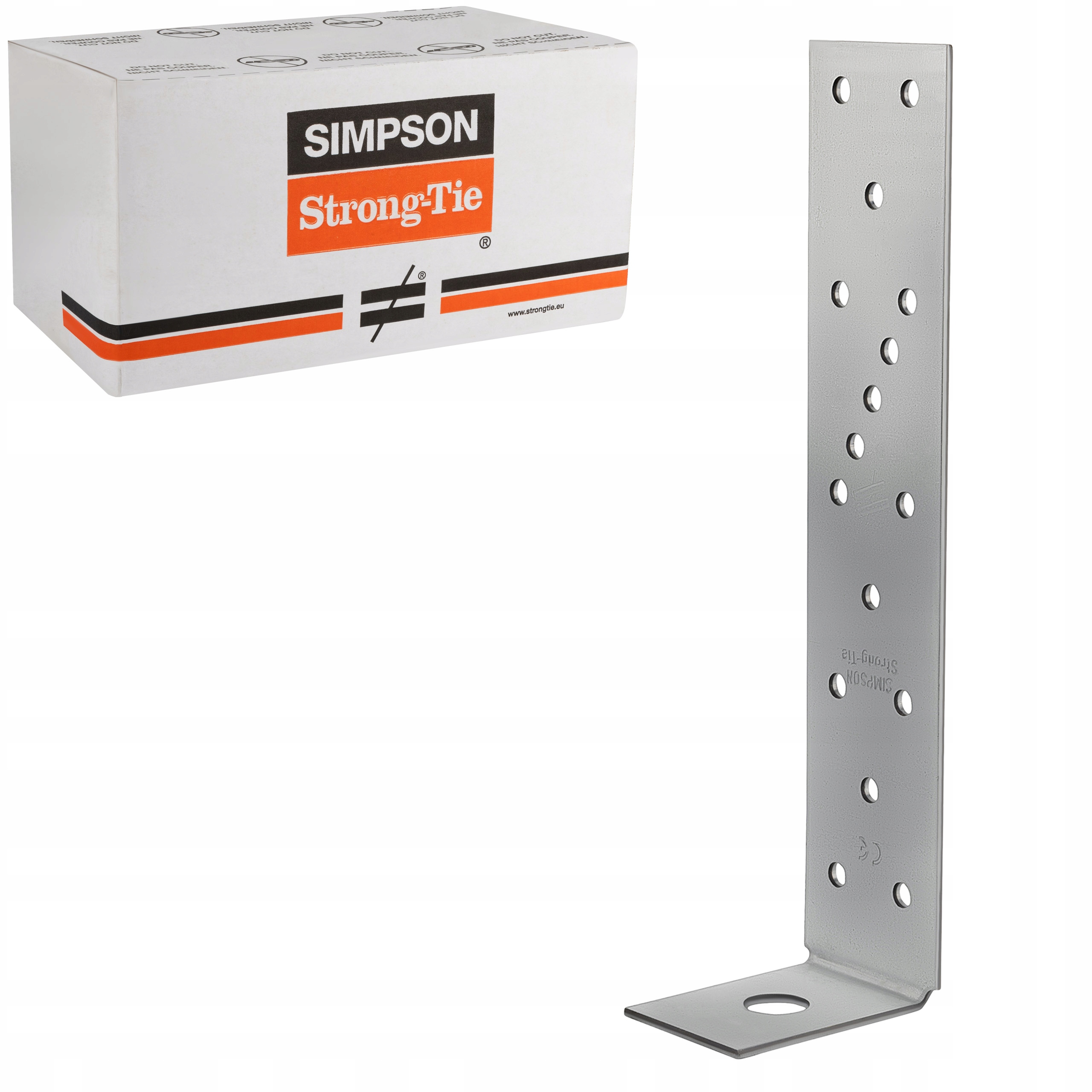 Kotevní spoje Základové kotvy 192mm 100st dřevo beton Simpson AH19050