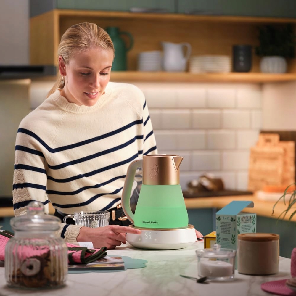 RUSSELL HOBBS Szklany Czajnik 1.7L LED Wyświetlacz 2400W — miniatura 6