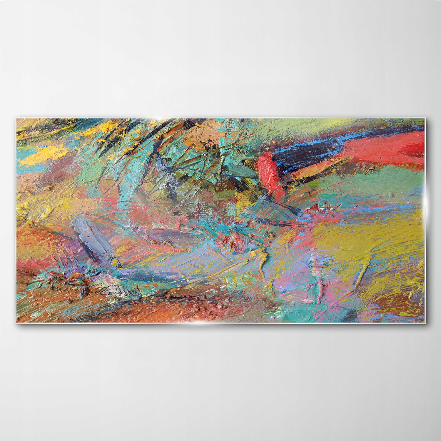 

Obraz szklany na ścianę Mieszanka farb 140x70 cm