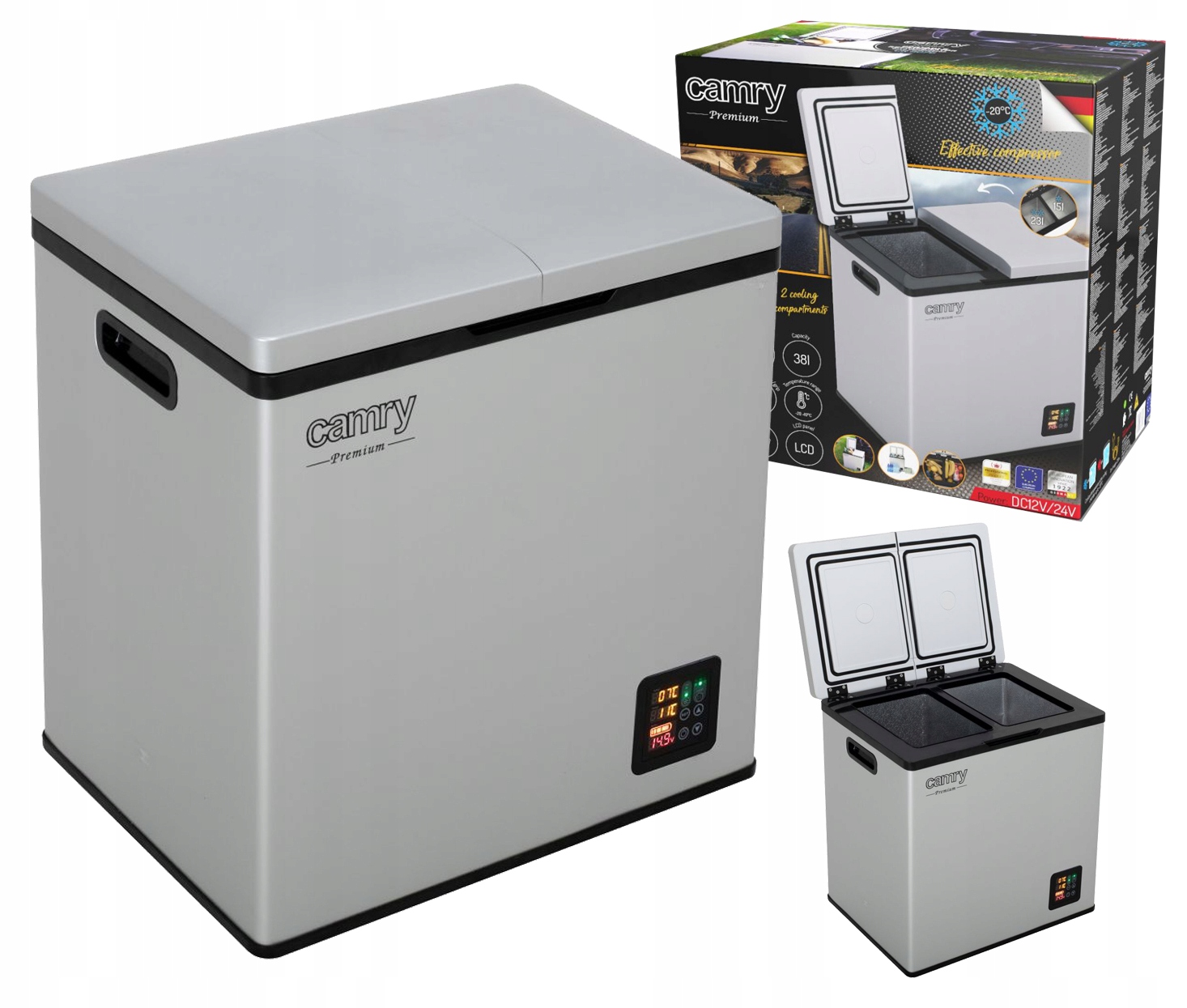 ХОЛОДИЛЬНИК АВТОМОБИЛЬНЫЙ КОМПРЕССОР 38 Л