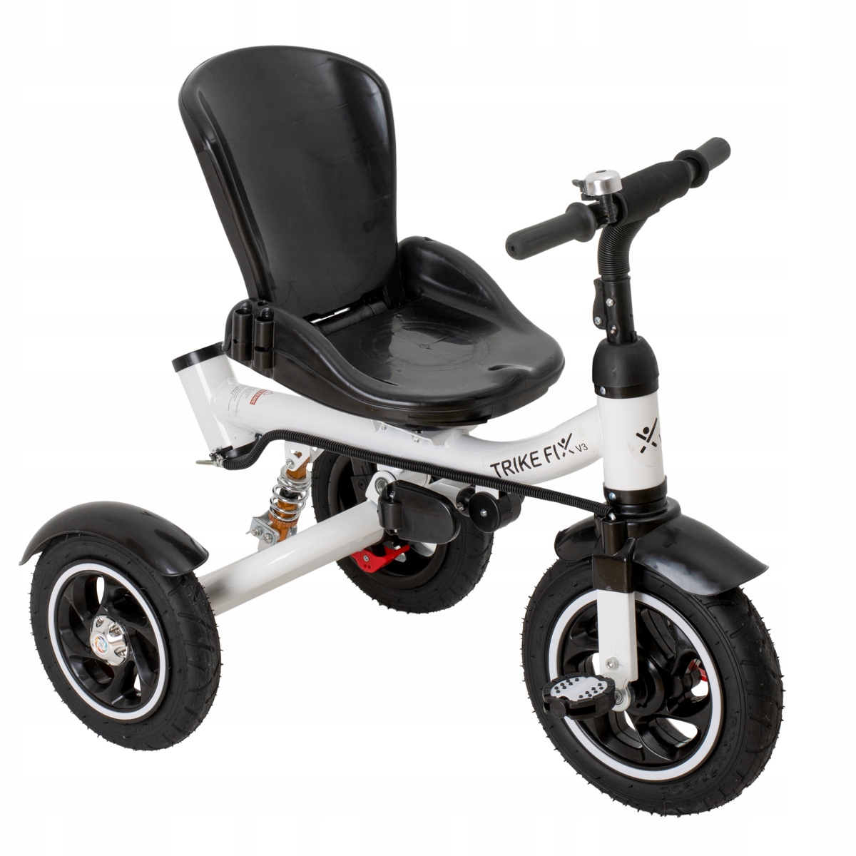 ROWEREK TRÓJKOŁOWY TRIKE FIX V3 CZARNY SPACERÓWKA Z DASZKIEM+ NAKLEJKA Kod producenta KX6628_1_Z1