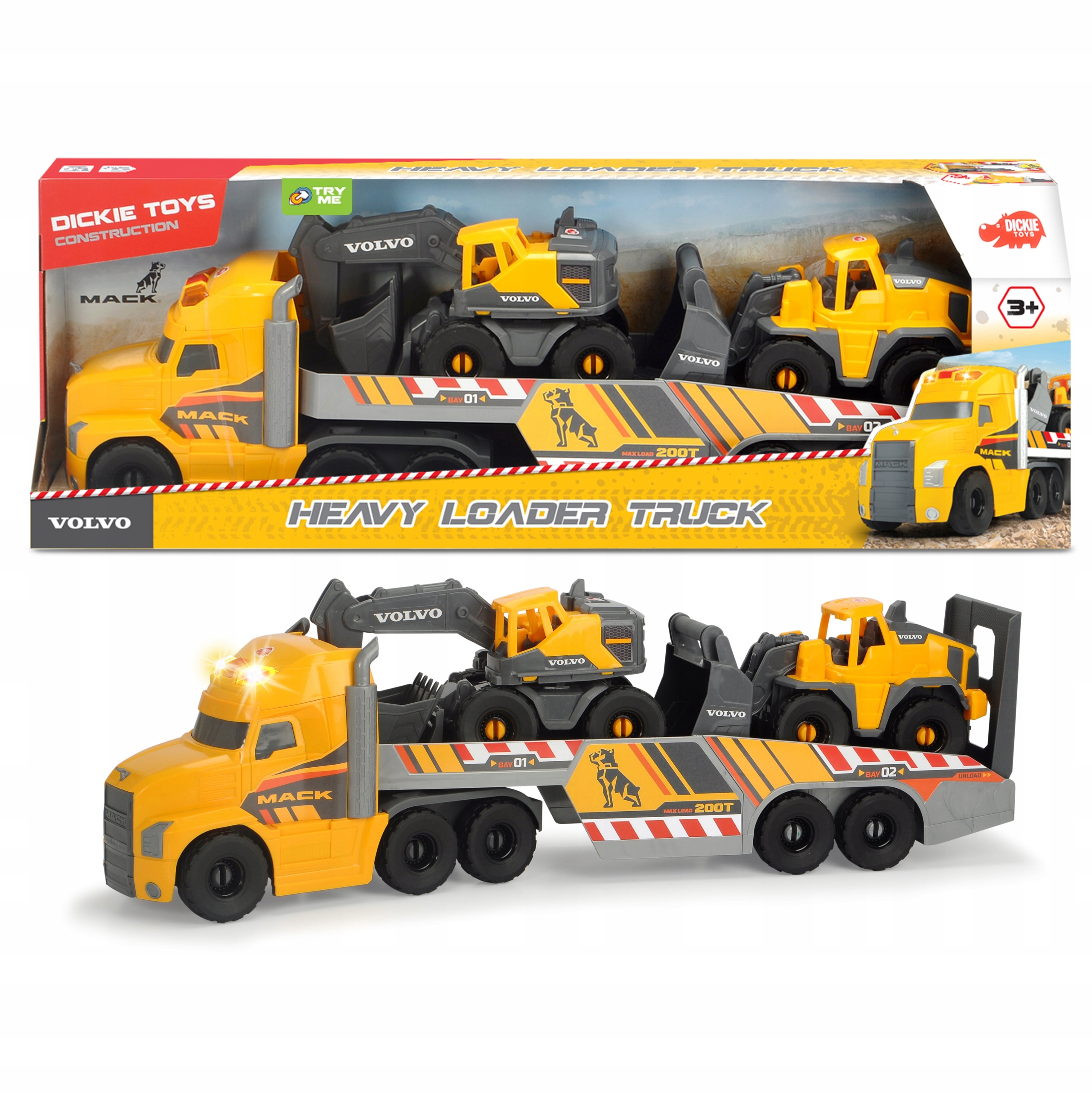 

Dickie Laweta Volvo Mack z koparkami