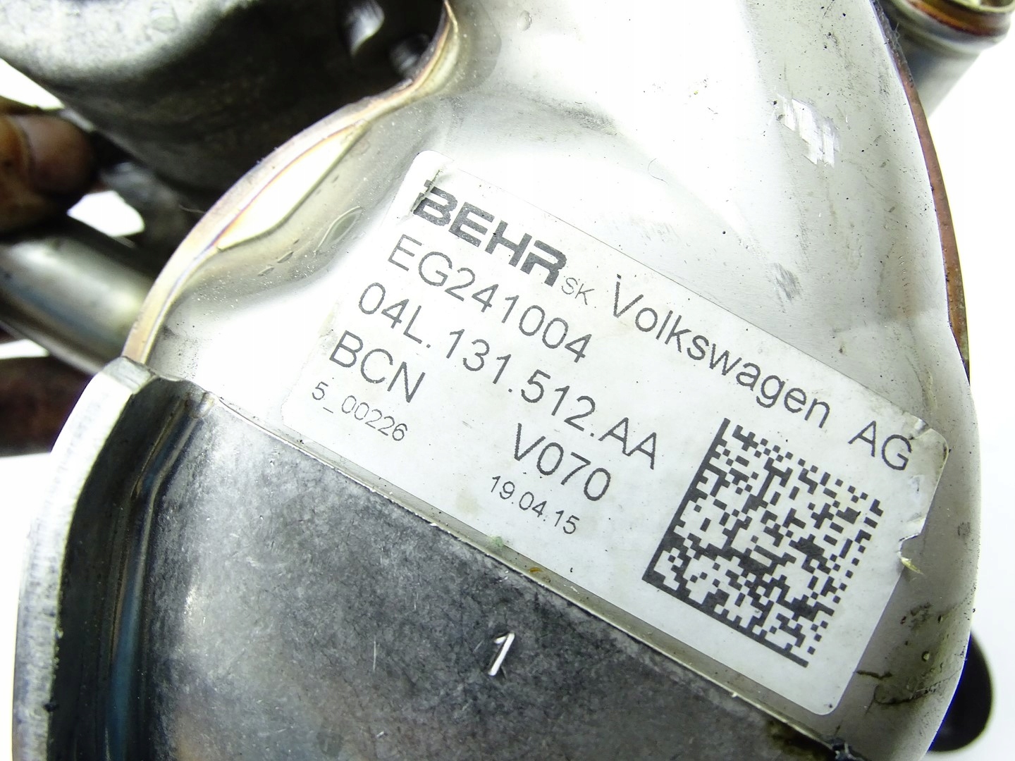 Abgaskuehler AGR AGR-Ventil VW GOLF VII 2.0 TDI 04L131512AA