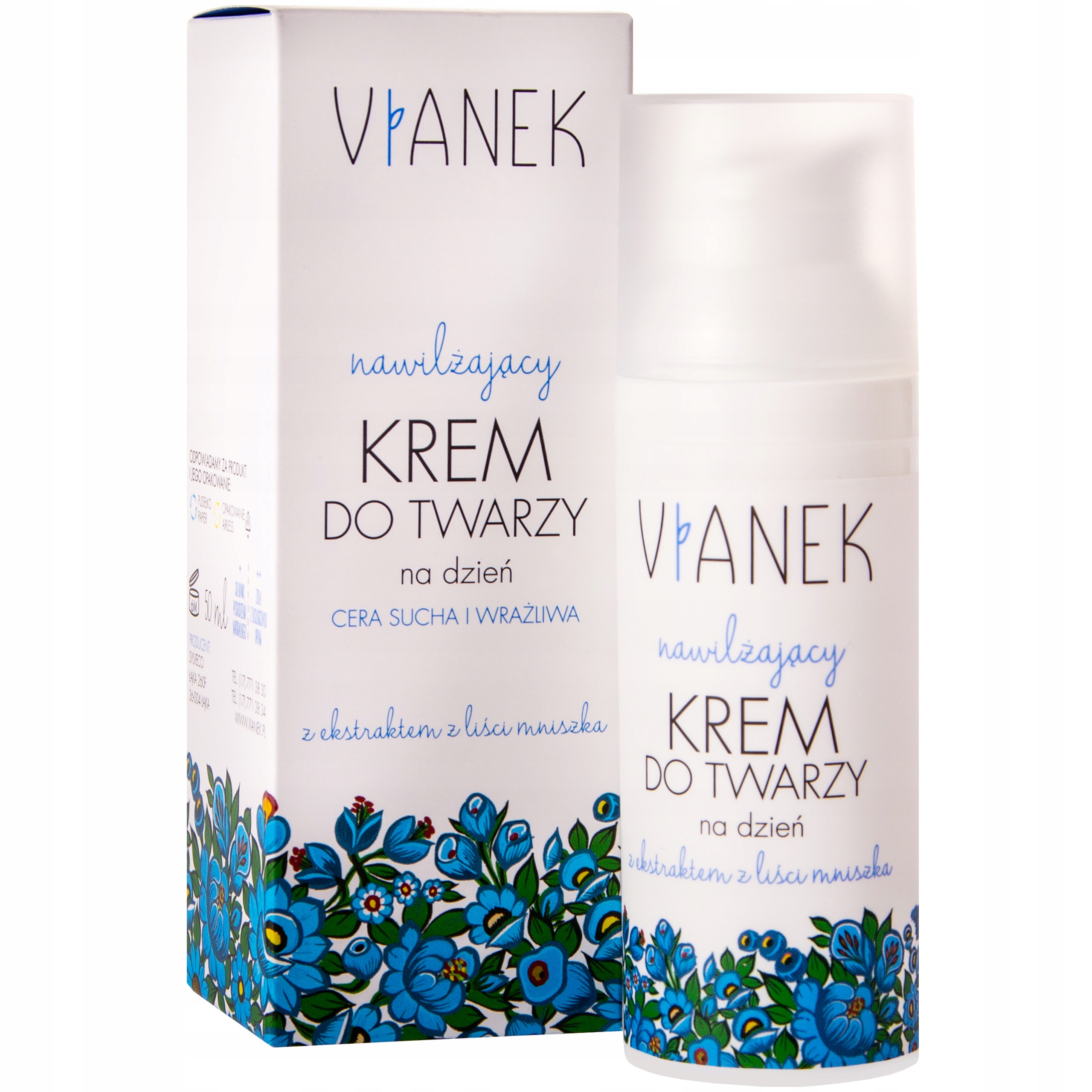 

Vianek Nawilżający krem do twarzy na dzień 50 ml