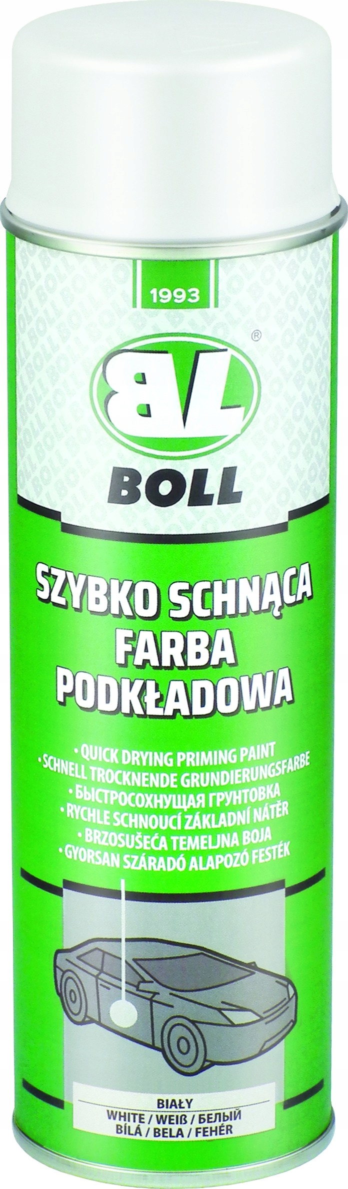 

Boll szybko schnąca farba podkładowa Spray Biały