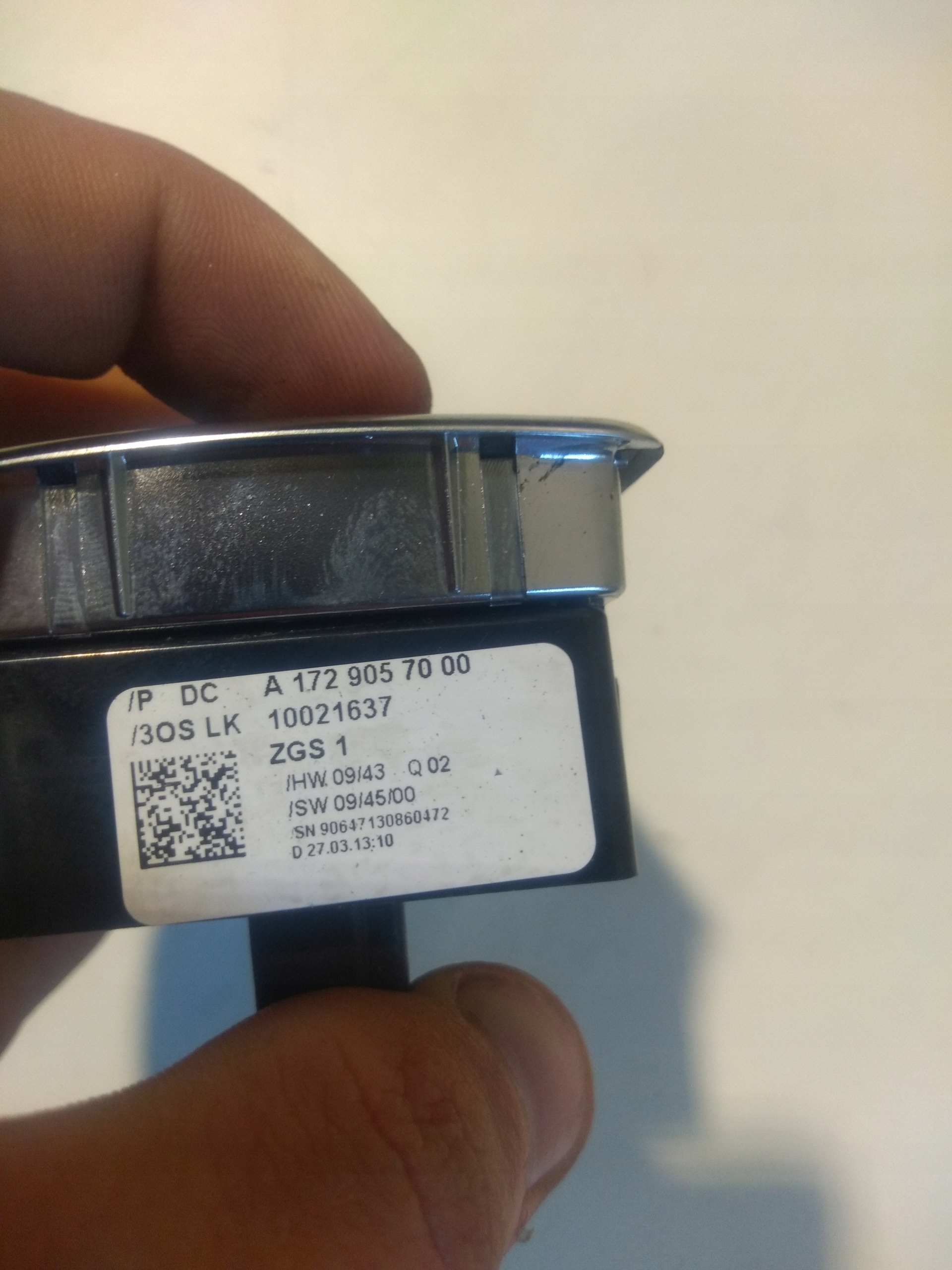 MERCEDES SLC W172 SLK window control switch of mirrors