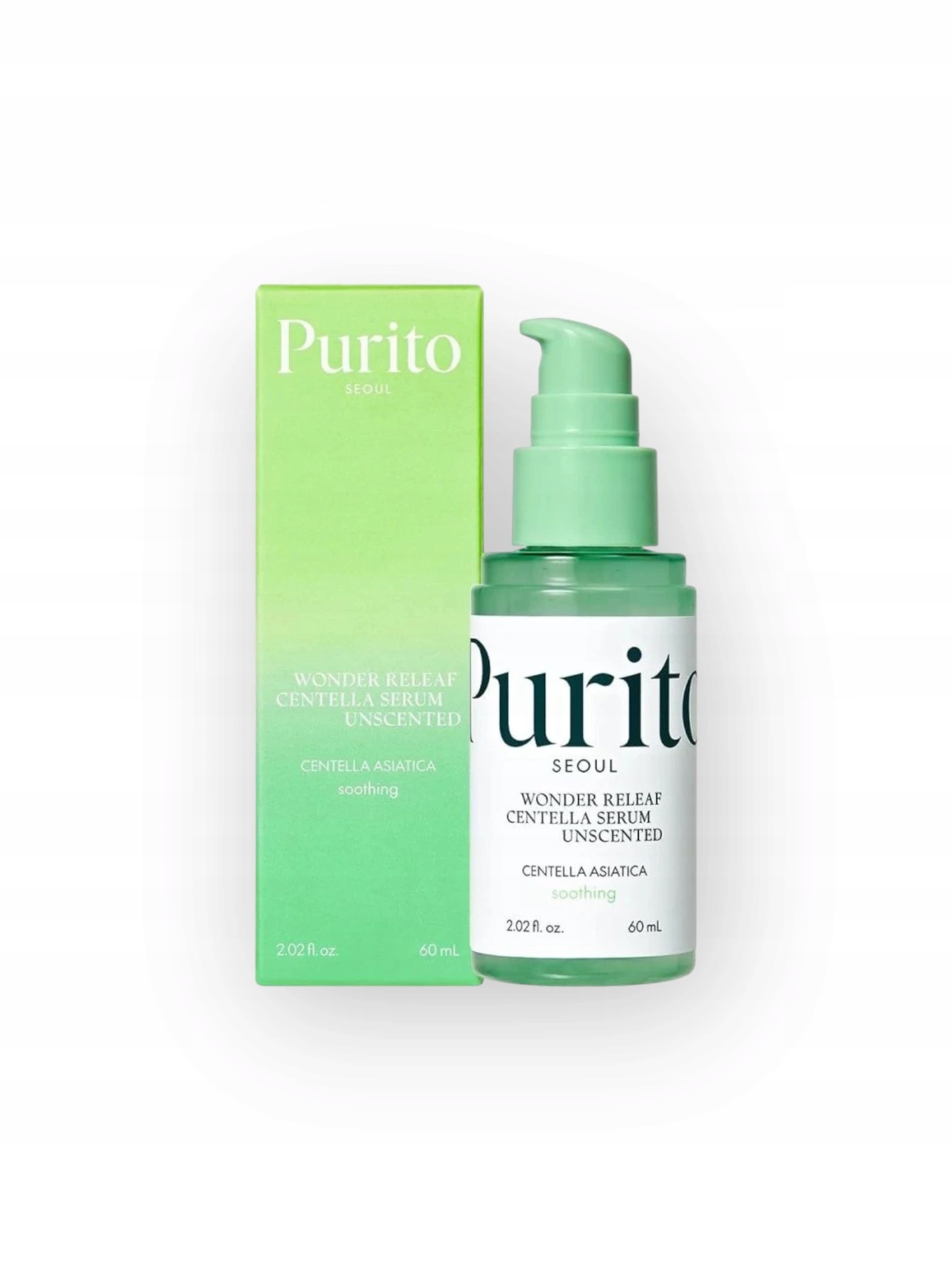 Purito Wonder Releaf Centella Bezoplachové sérum s pupečníkem asijským 60 Ml