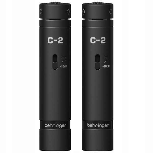 Súprava Stereo Kapacitné mikrofóny spárované Behringer C-2 Dark Edition