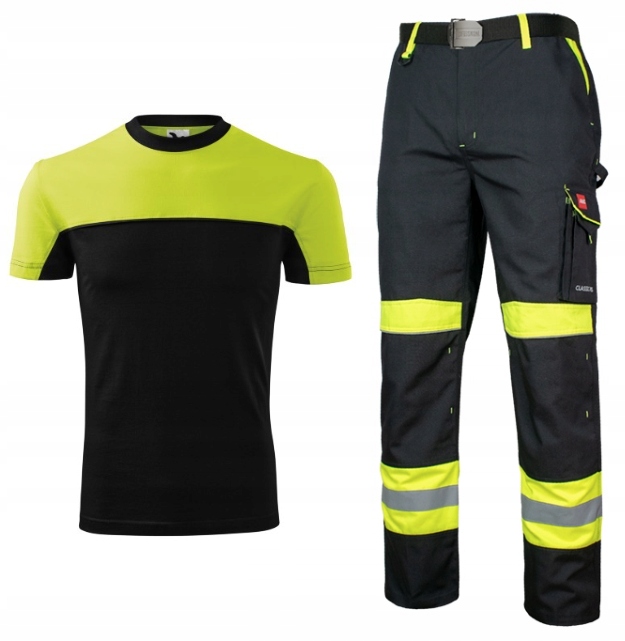 

Spodnie Ubranie Robocze Odblaskowe Koszulka Bhp