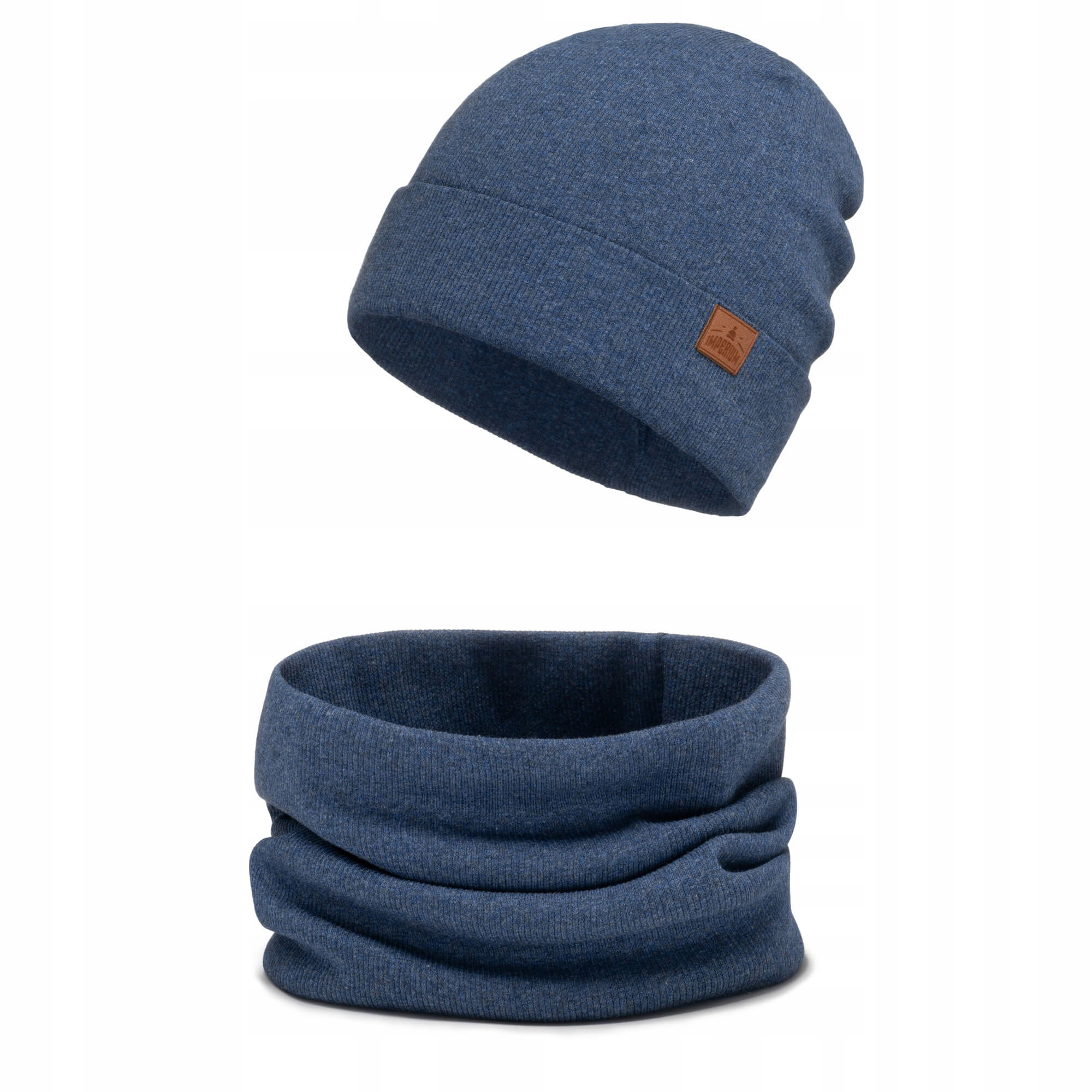 

Czapka i komin wiosna jesień Jasny Jeans 52-54
