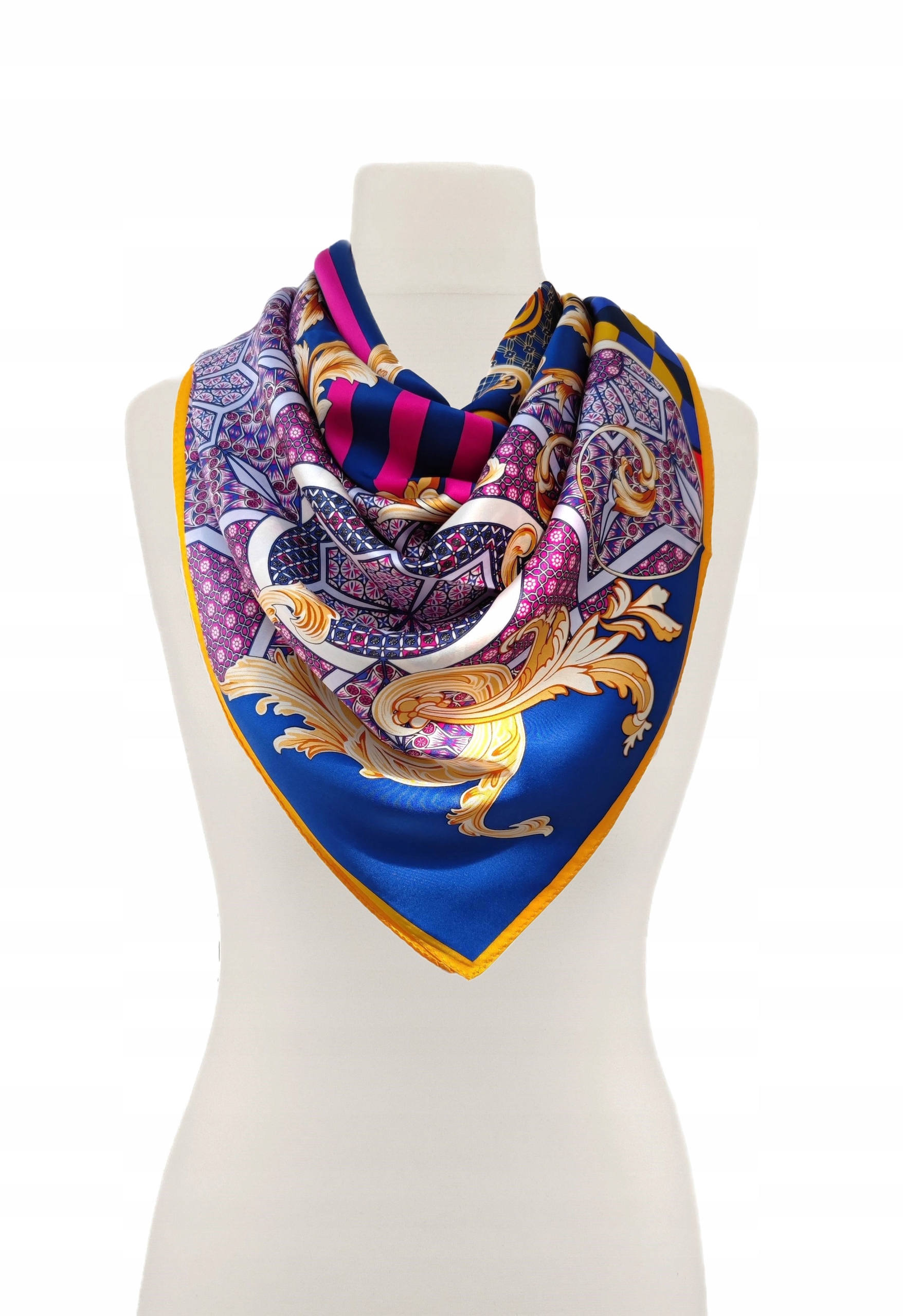 100% JEDWAB MARKOWA CHUSTA APASZKA SZAL JAKOŚĆ HQ Model LD10304