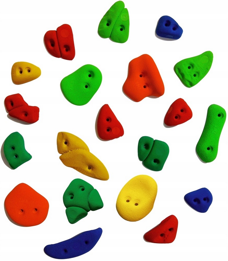 Kamienie Chwyty wspinaczkowe 20 szt Kmz Set 41